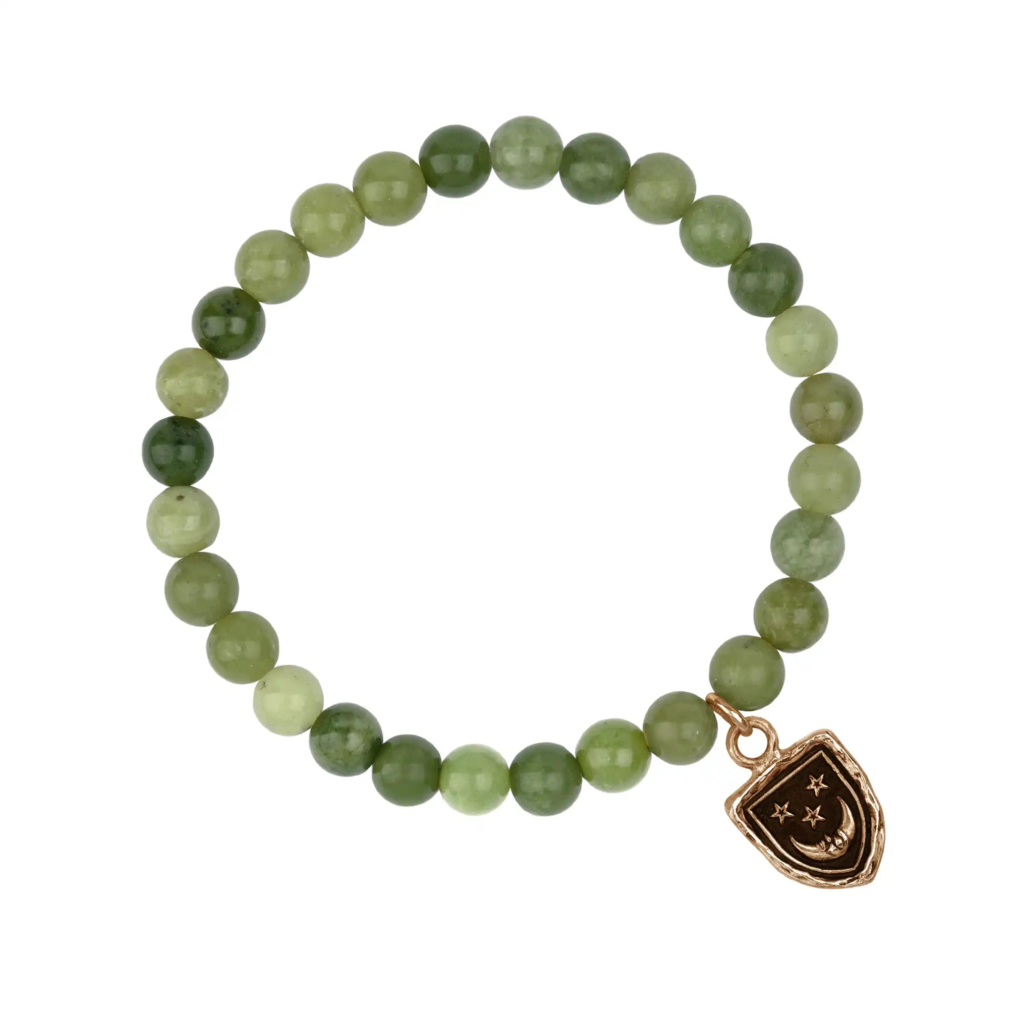 Reflective Appreciation Talisman Stretch Stone Bracelet