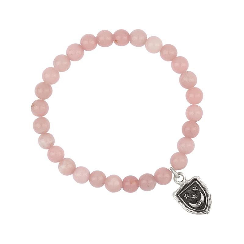 Reflective Appreciation Talisman Stretch Stone Bracelet