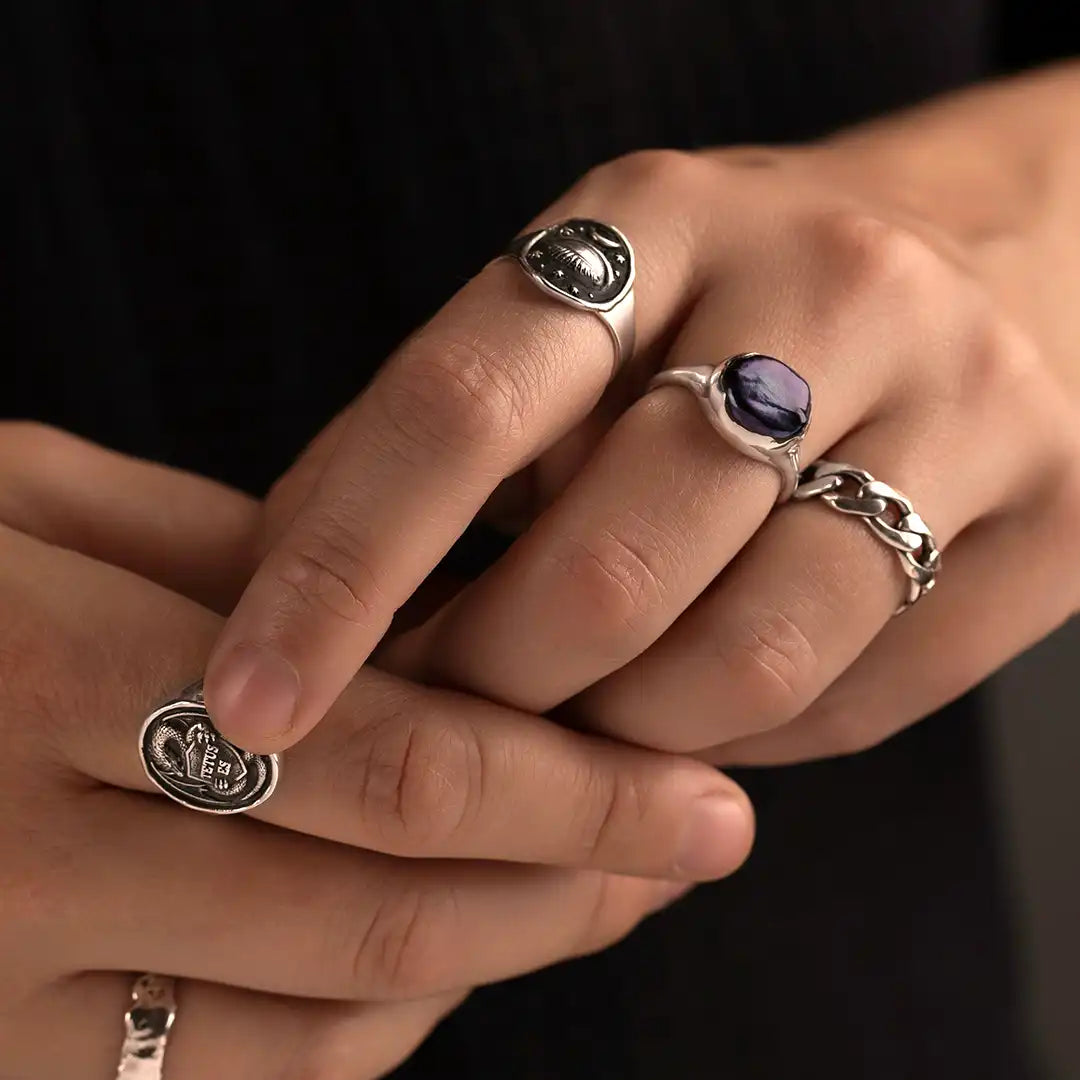 Inner Vision Cigar Band Ring