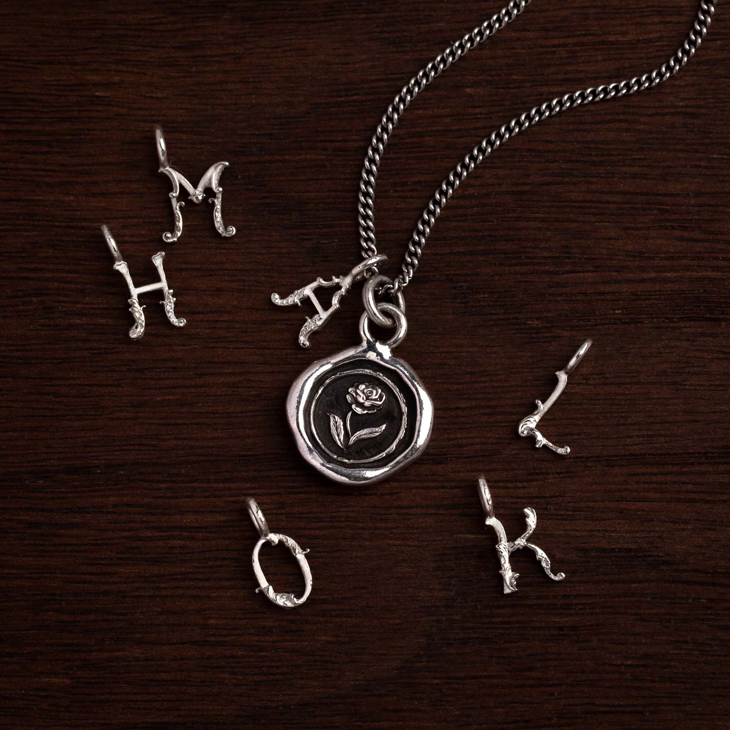 Baby Baroque Letter Charms