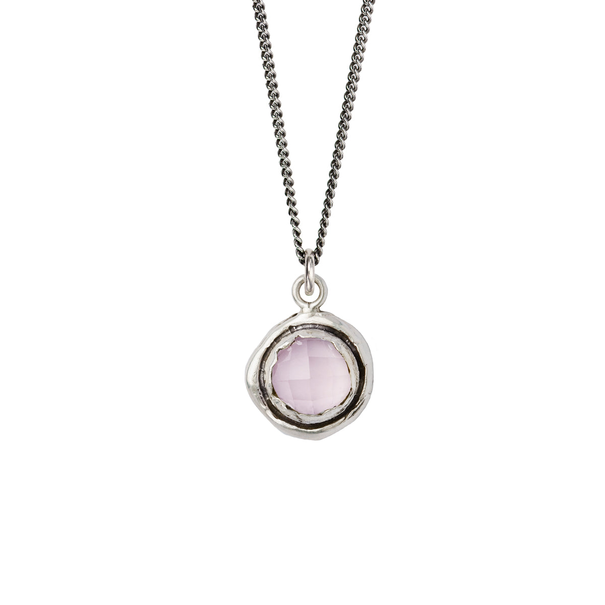 Rose Quartz Faceted Stone Talisman