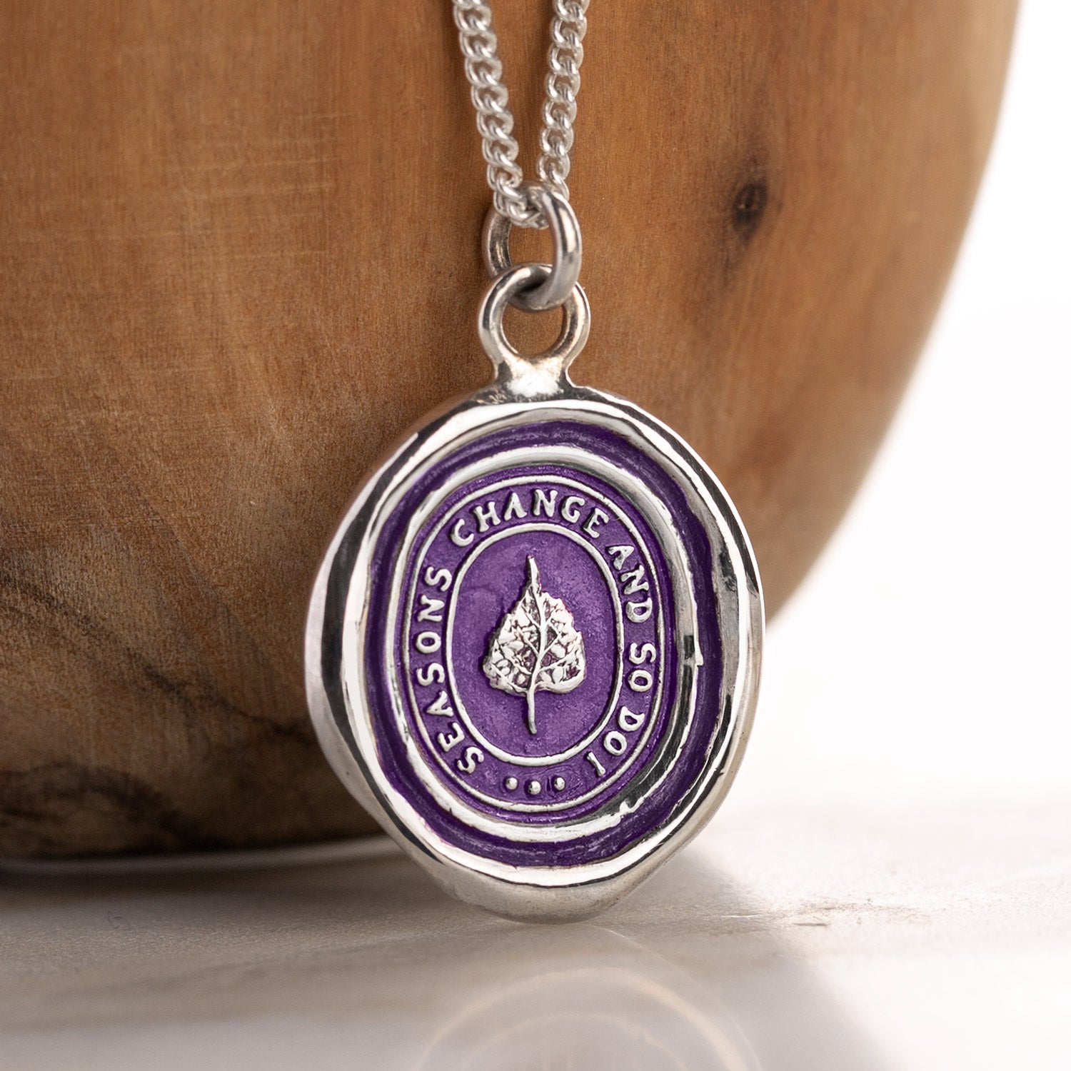 Seasons Change and So Do I Talisman - Mystic Violet