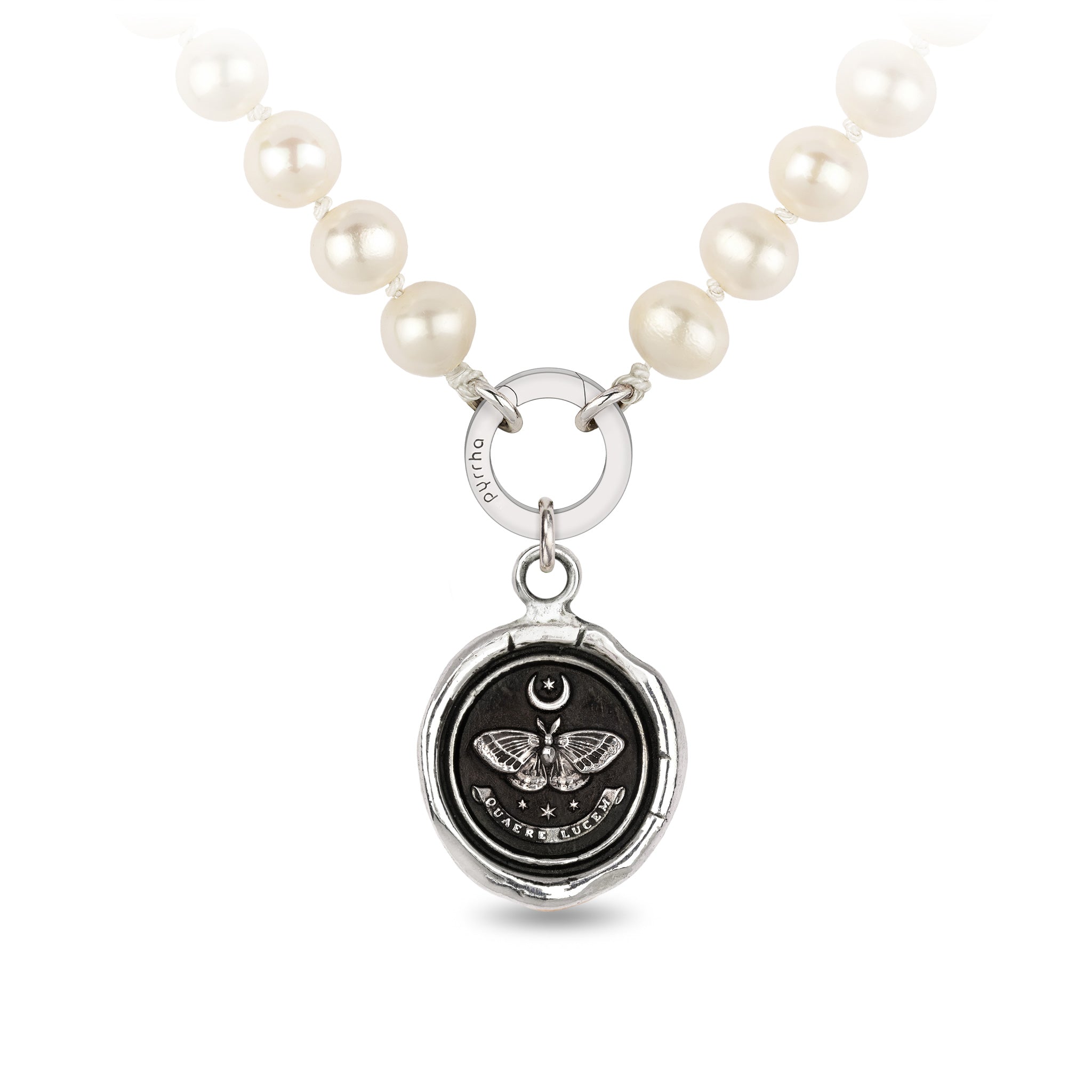 Seek the Light Knotted Freshwater Pearl Necklace