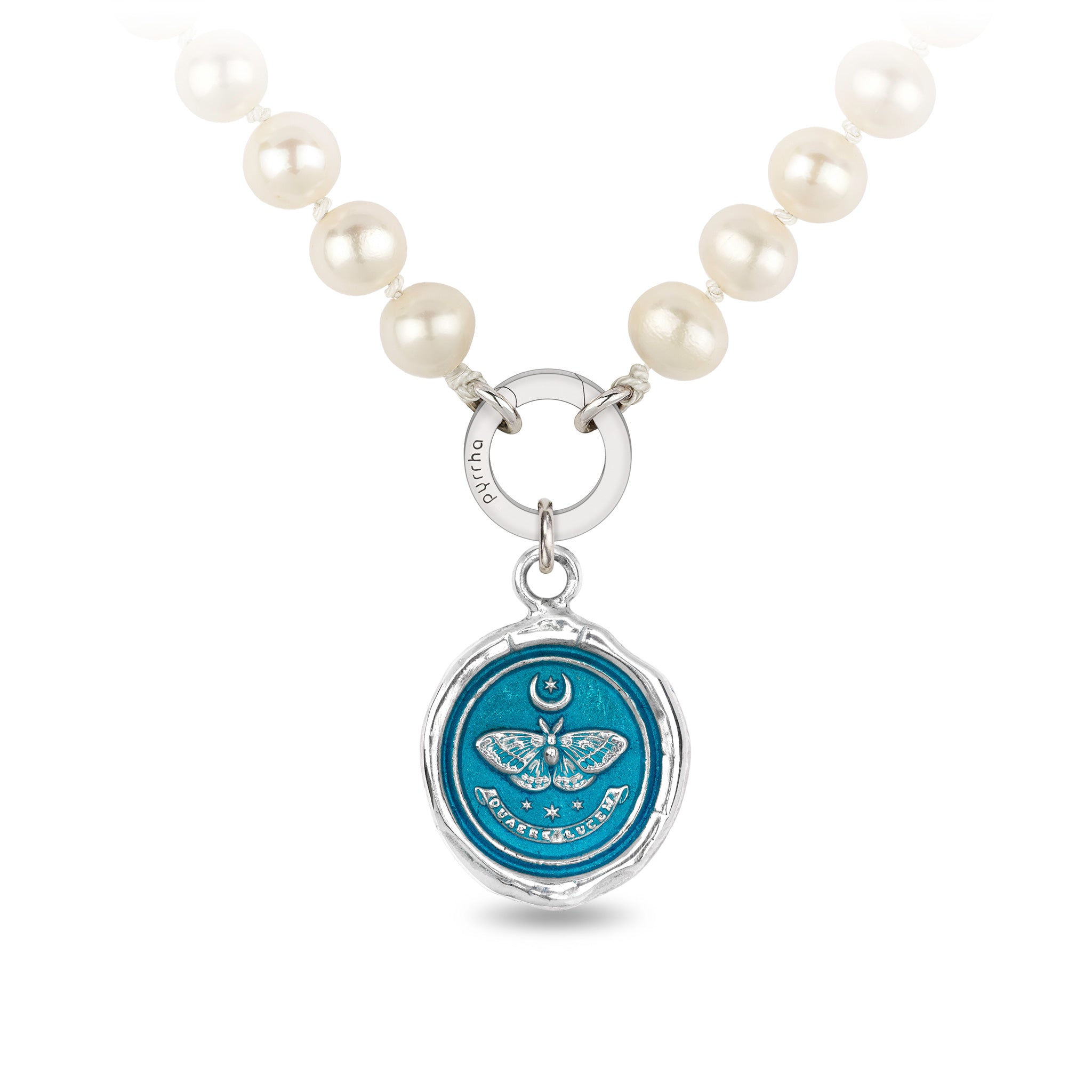 Seek the Light Talisman - Capri Blue