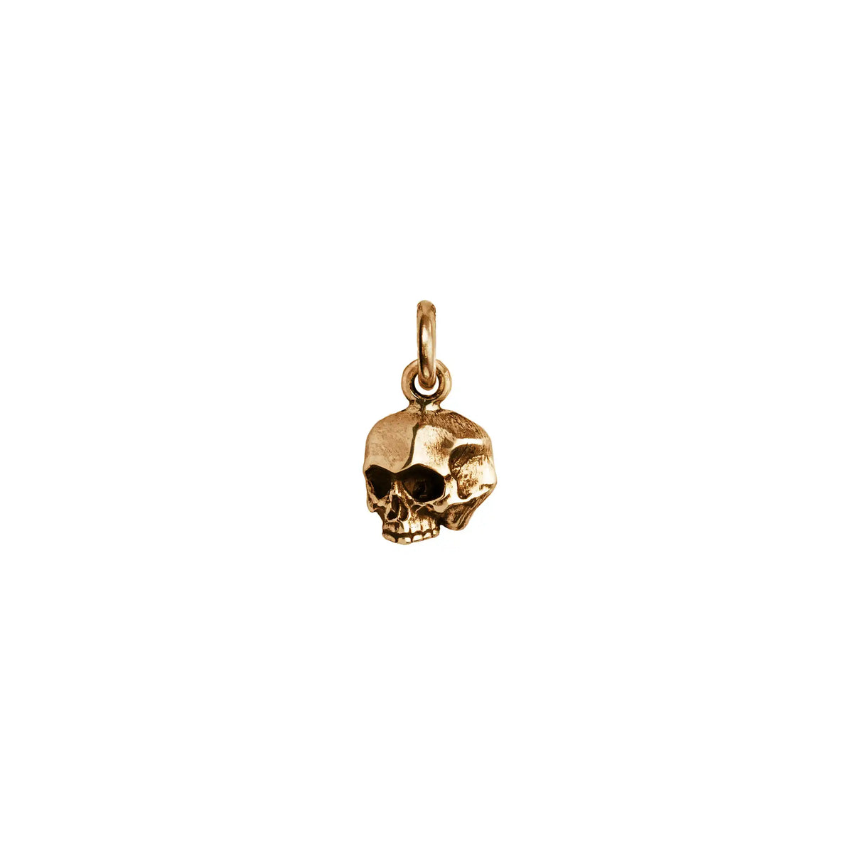 Skull Symbol Charm - Bronze