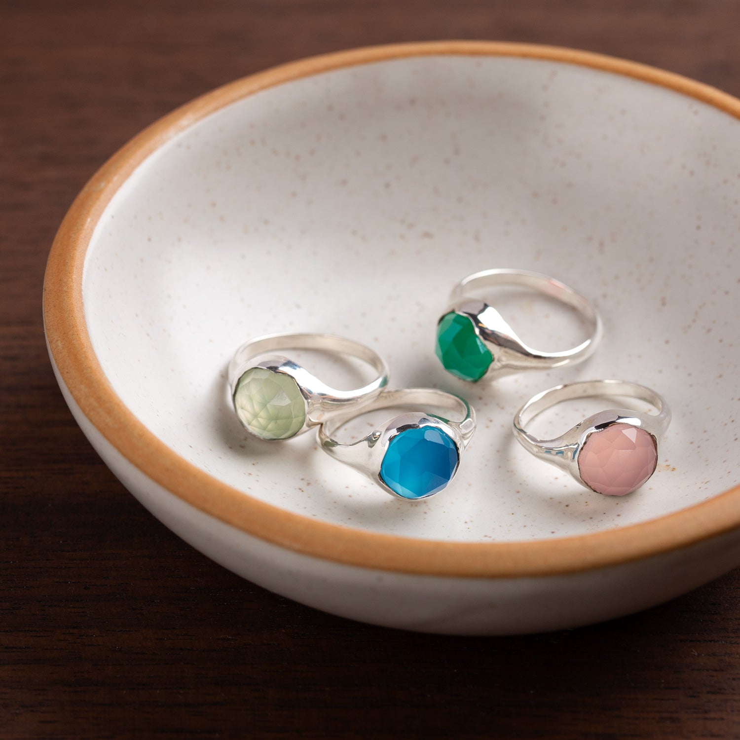 Amethyst Large Faceted Stone Set Signet Ring