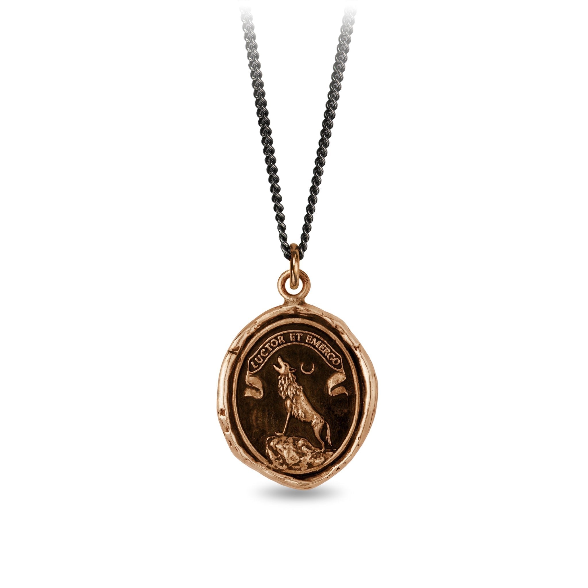 Pyrrha Struggle and Emerge Talisman Necklace