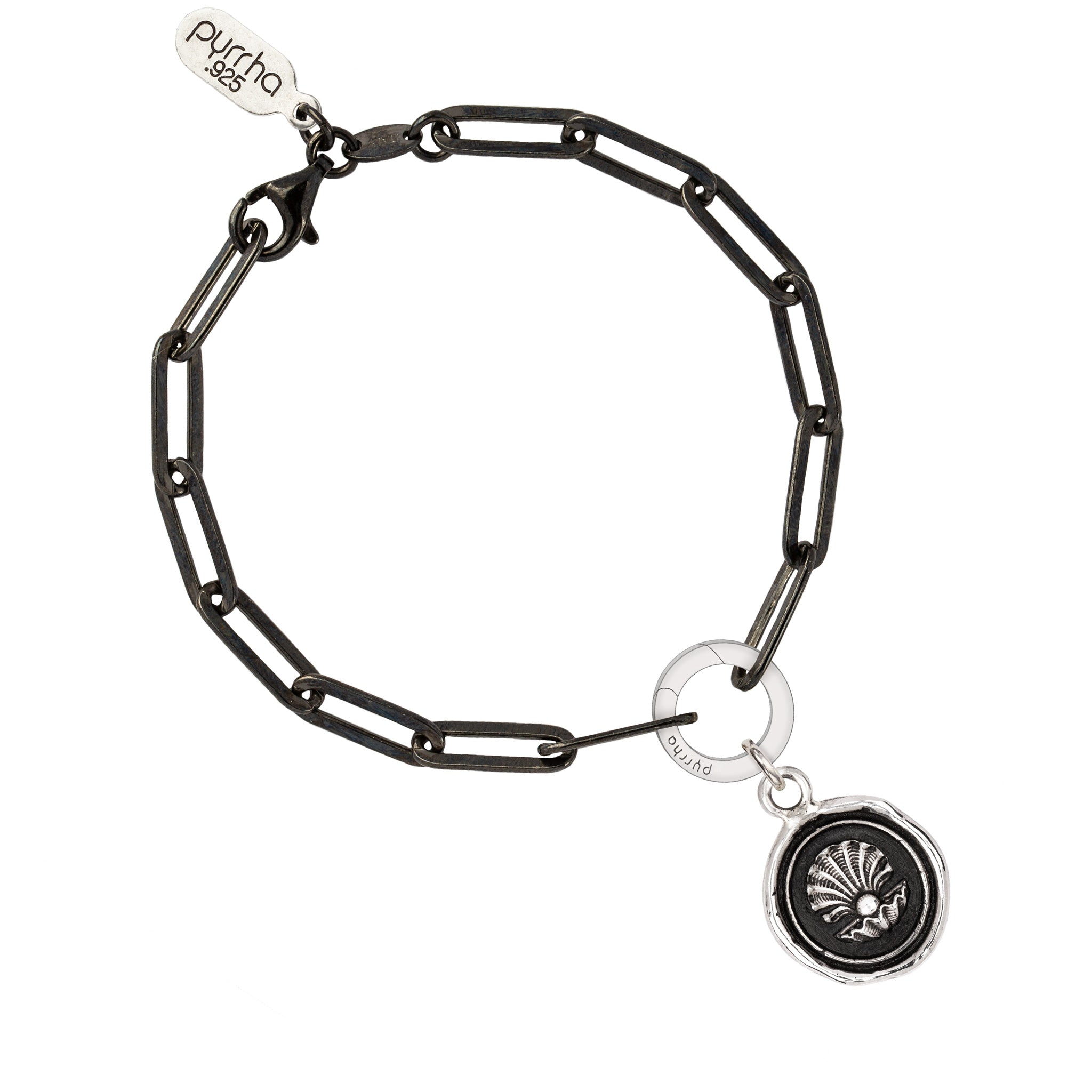 The World is Your Oyster Paperclip Chain Bracelet