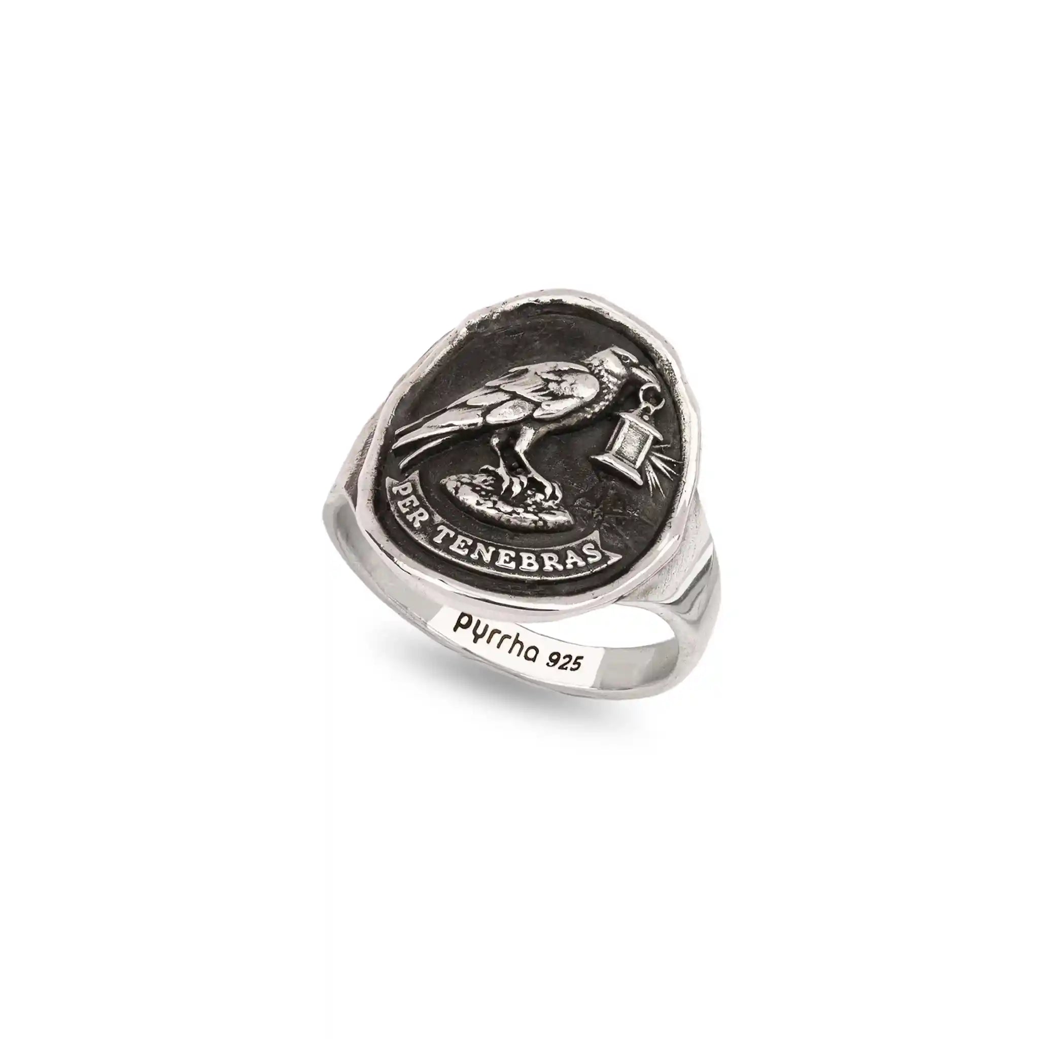 Through Darkness Cigar Band Ring