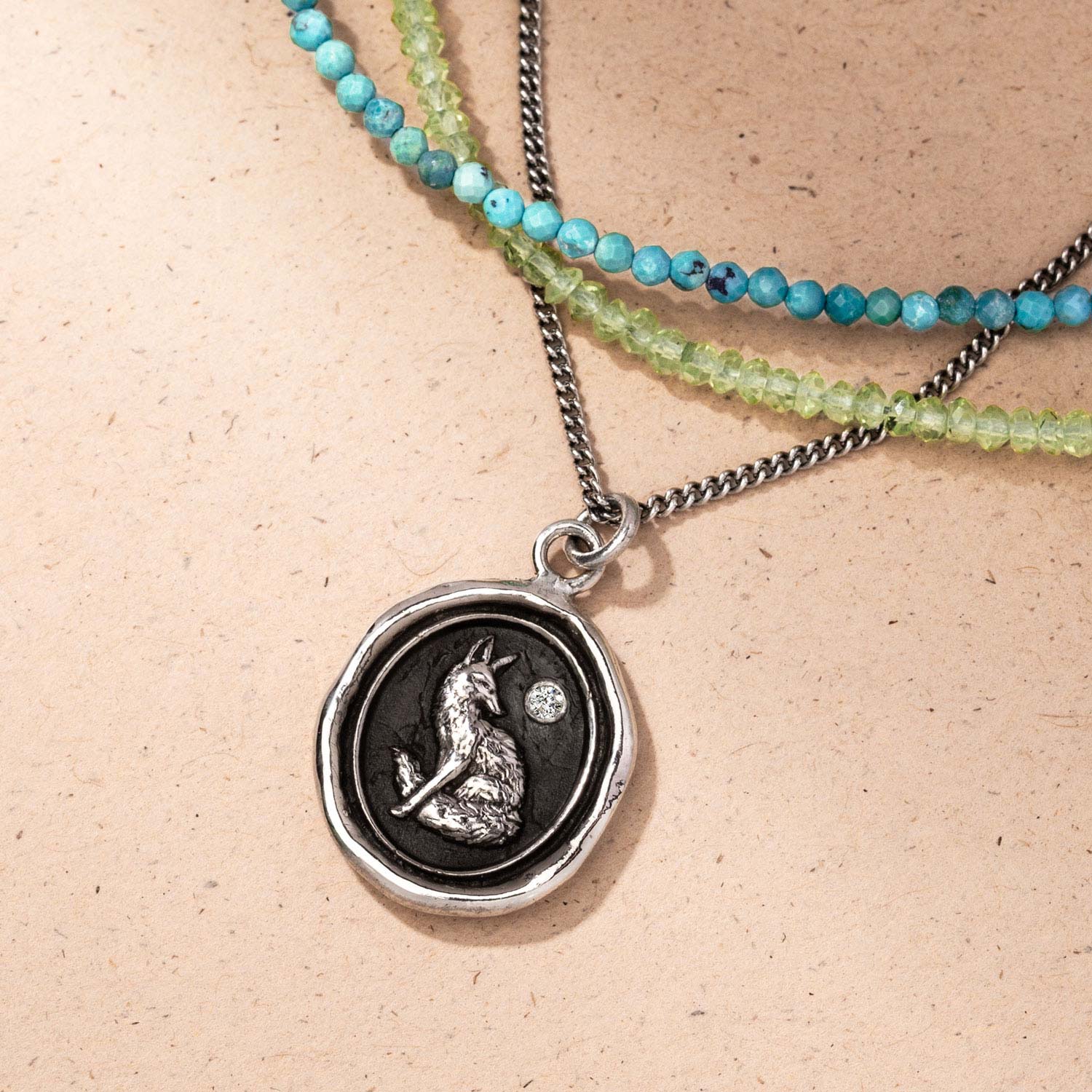 Trust in Yourself Diamond Set Talisman