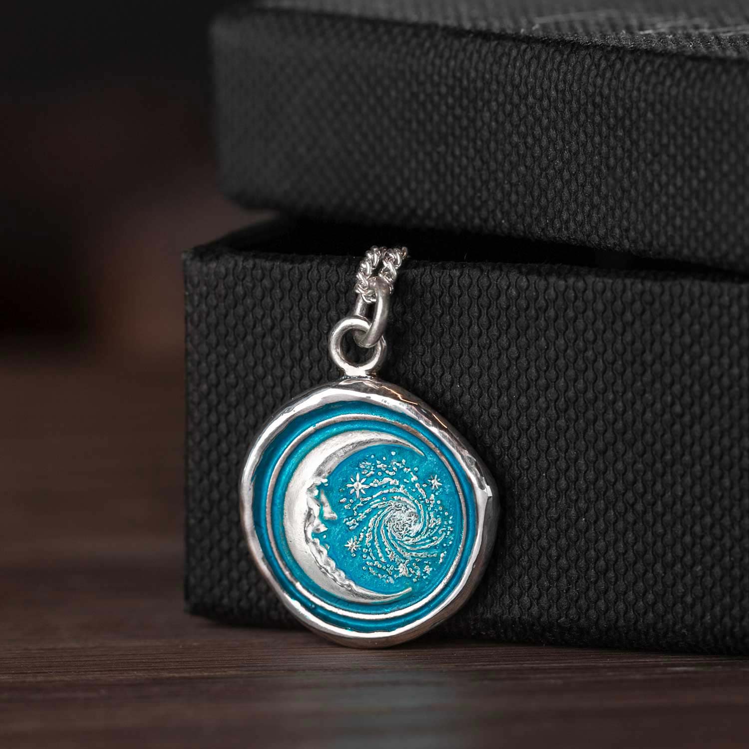 Trust the Universe Talisman - Capri Blue