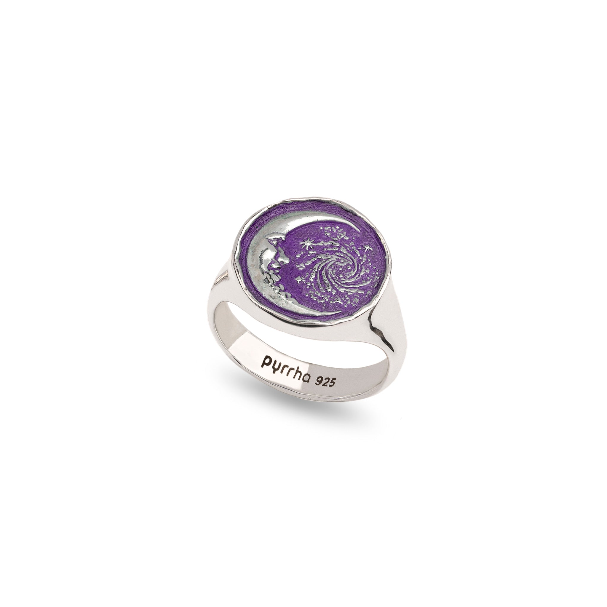 Trust the Universe Signet Ring - Mystic Violet