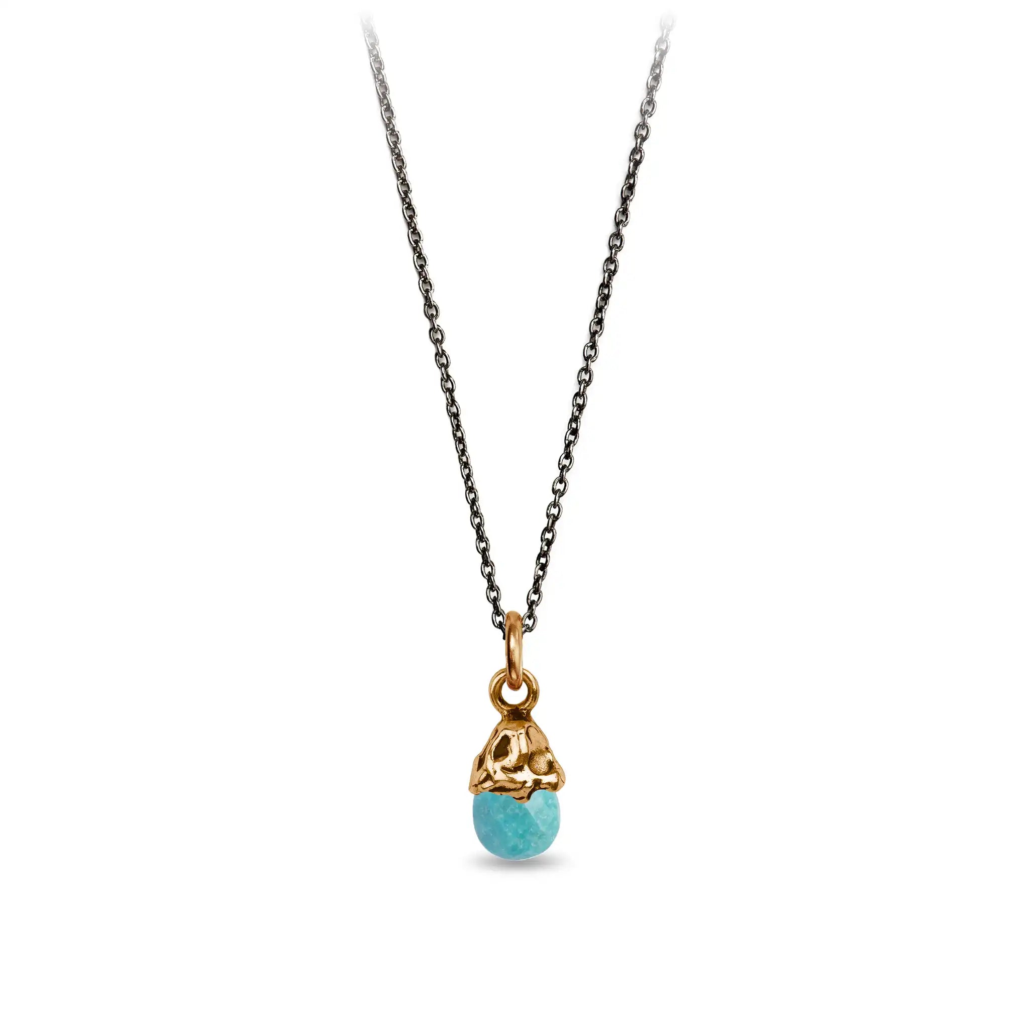 Friendship Capped Attraction Charm - Bronze