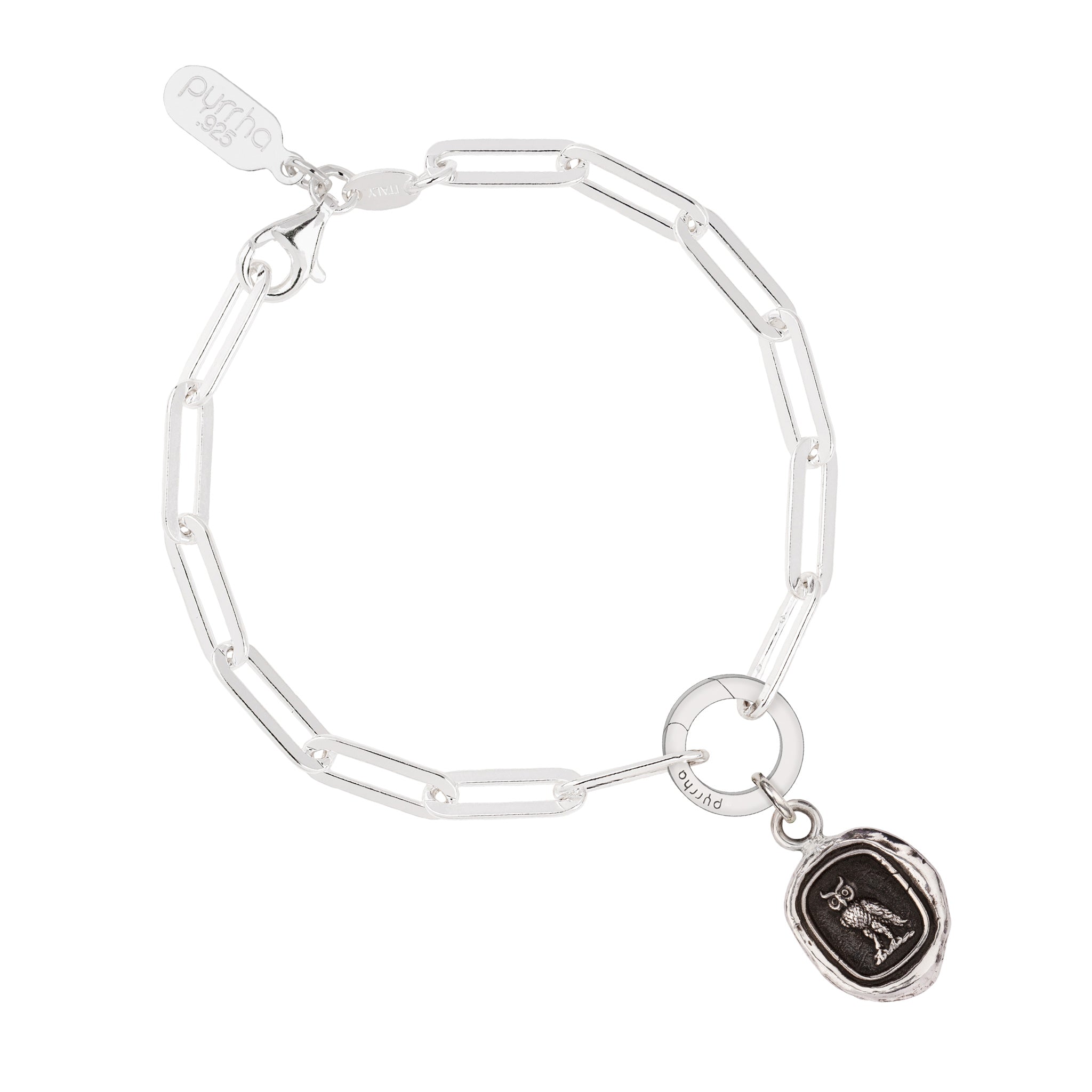 Watch Over Me Paperclip Chain Bracelet