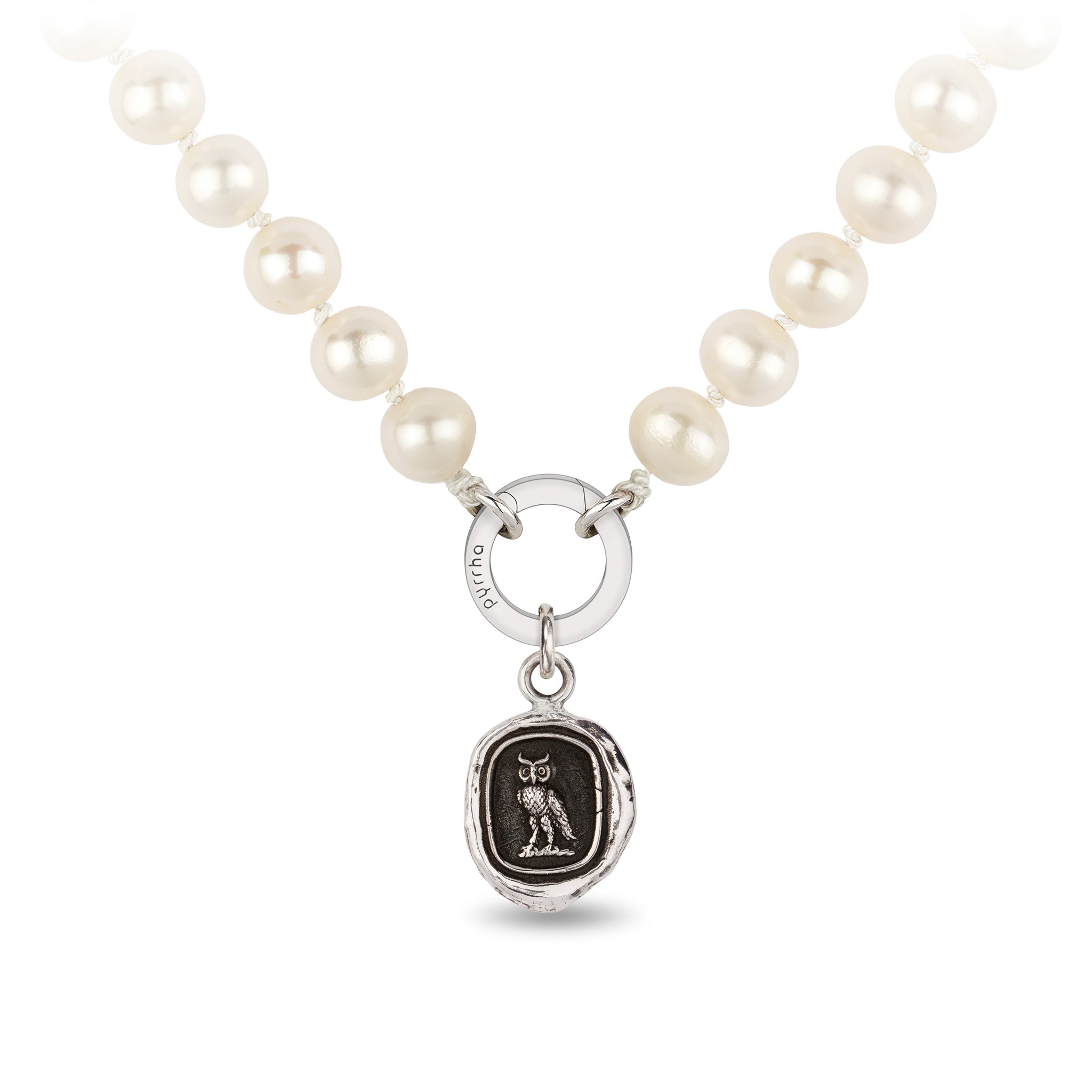 Watch Over Me Knotted Freshwater Pearl Necklace
