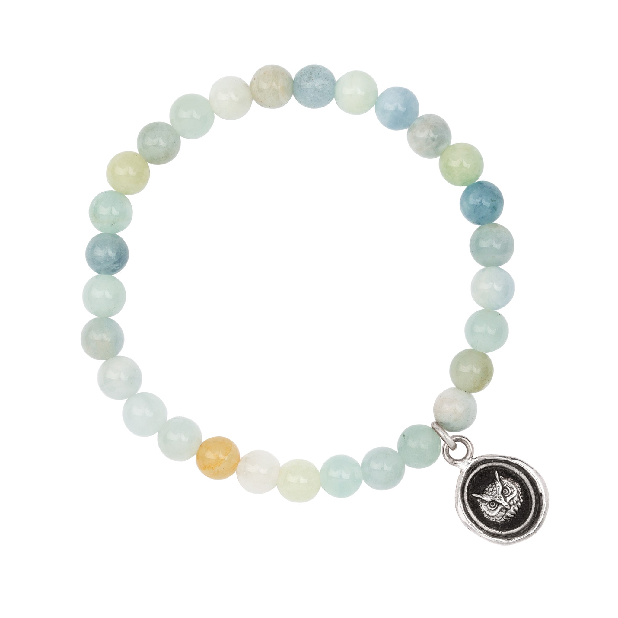 Witty Appreciation Talisman Stretch Stone Bracelet
