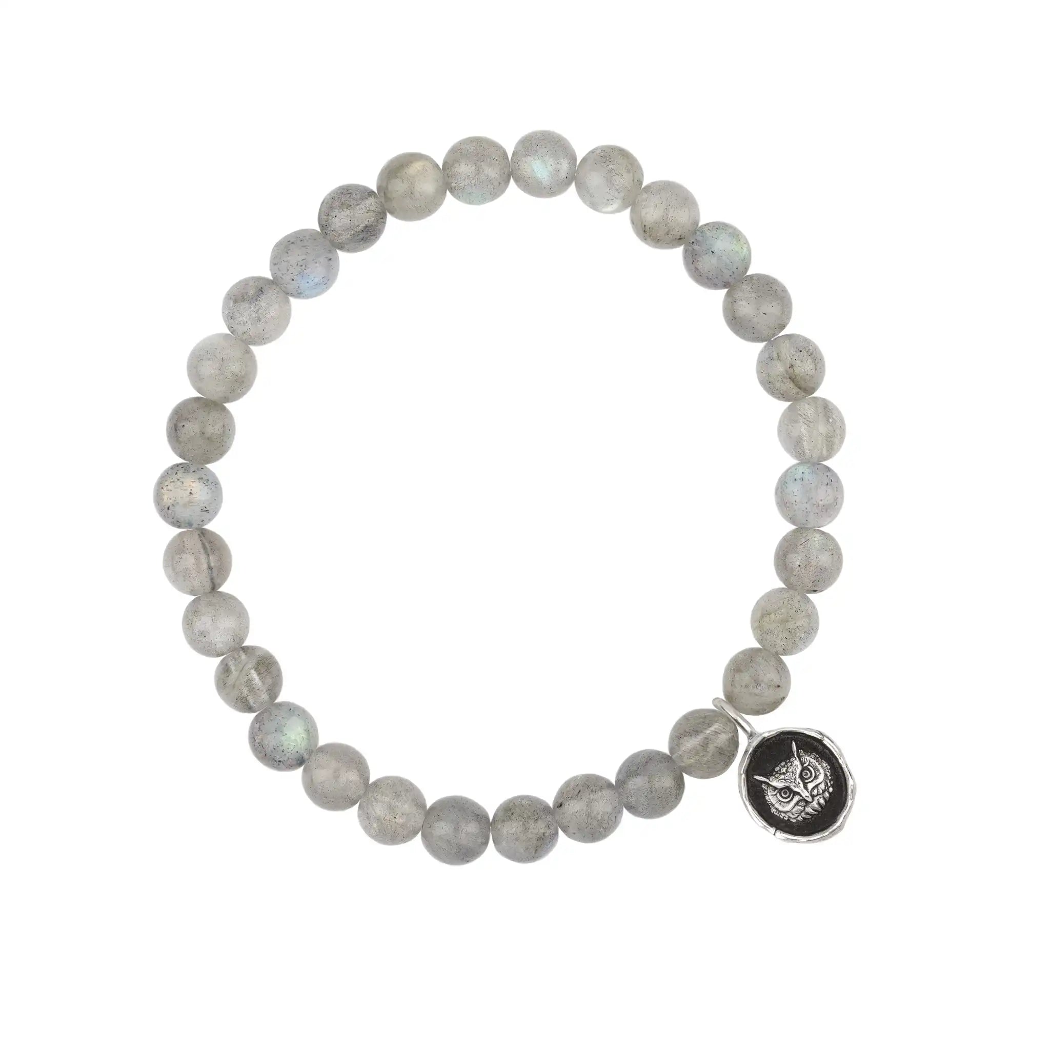 Witty Appreciation Charm Stone Stretch Bracelet