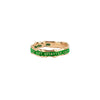 Love Is the Breath That Sustains Us 14K Gold Narrow Texture Band Ring - True Colors
