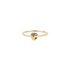 Acorn 14K Gold Symbol Charm Ring