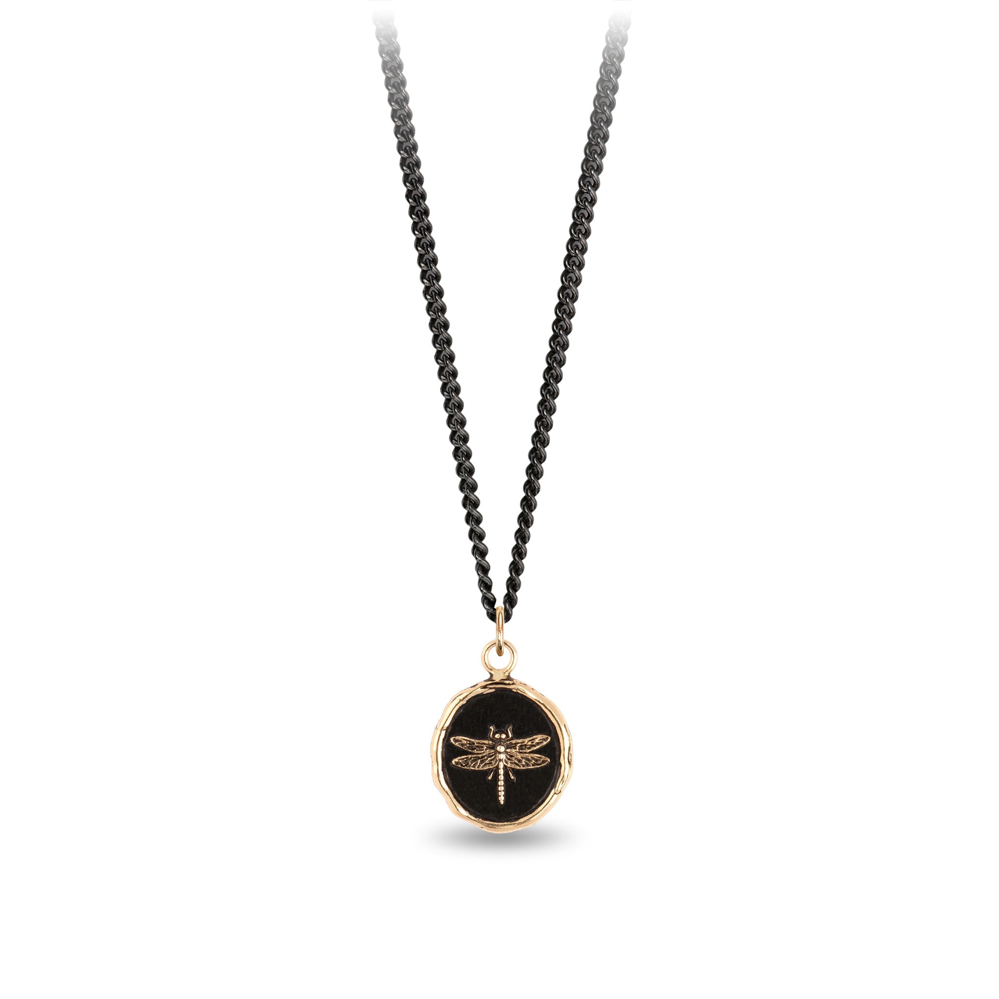 Dragonfly 14K Gold Talisman