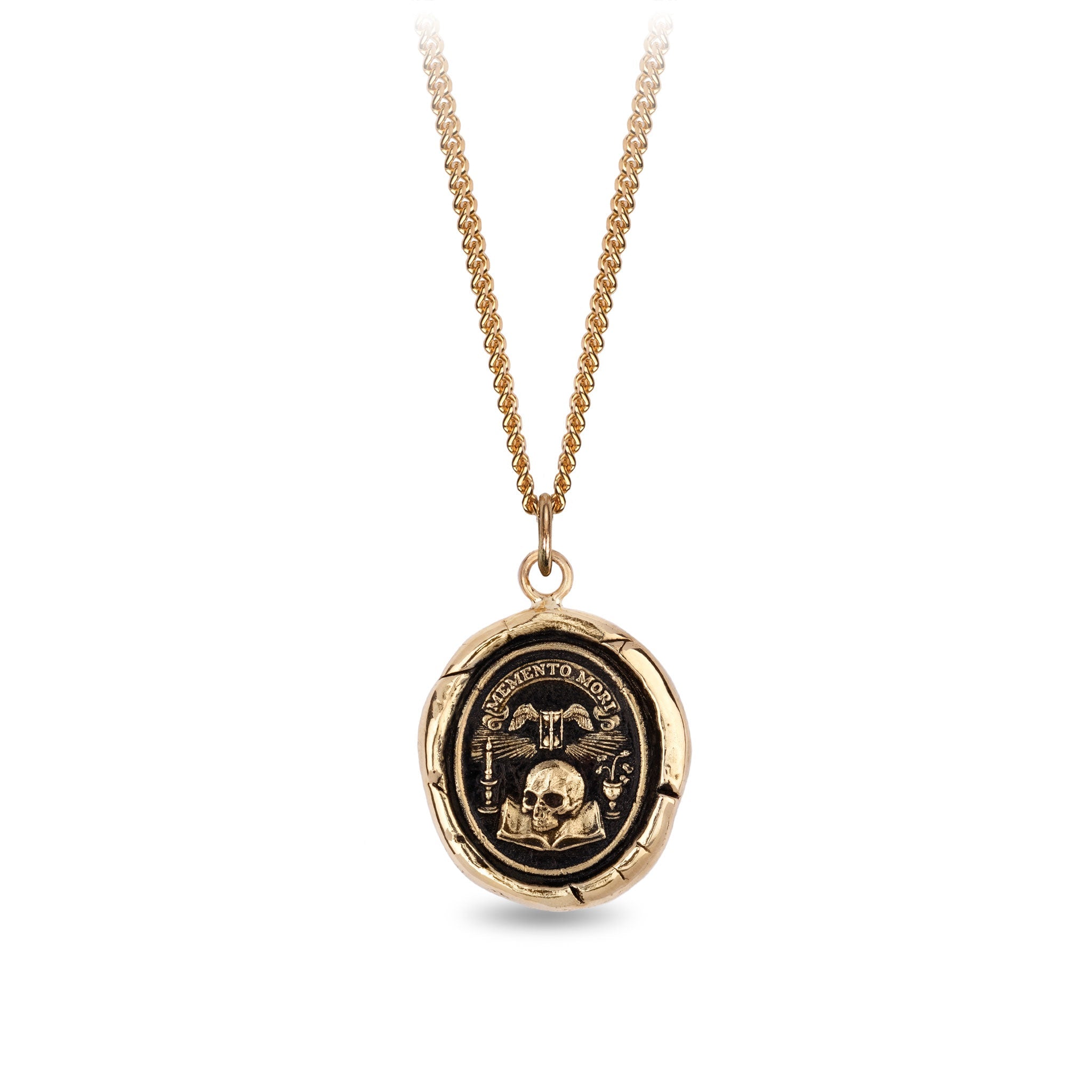 Memento Mori 14K Gold Signature Talisman