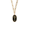 Heal From Within 14K Gold Large Hollow Paperclip Chain Necklace