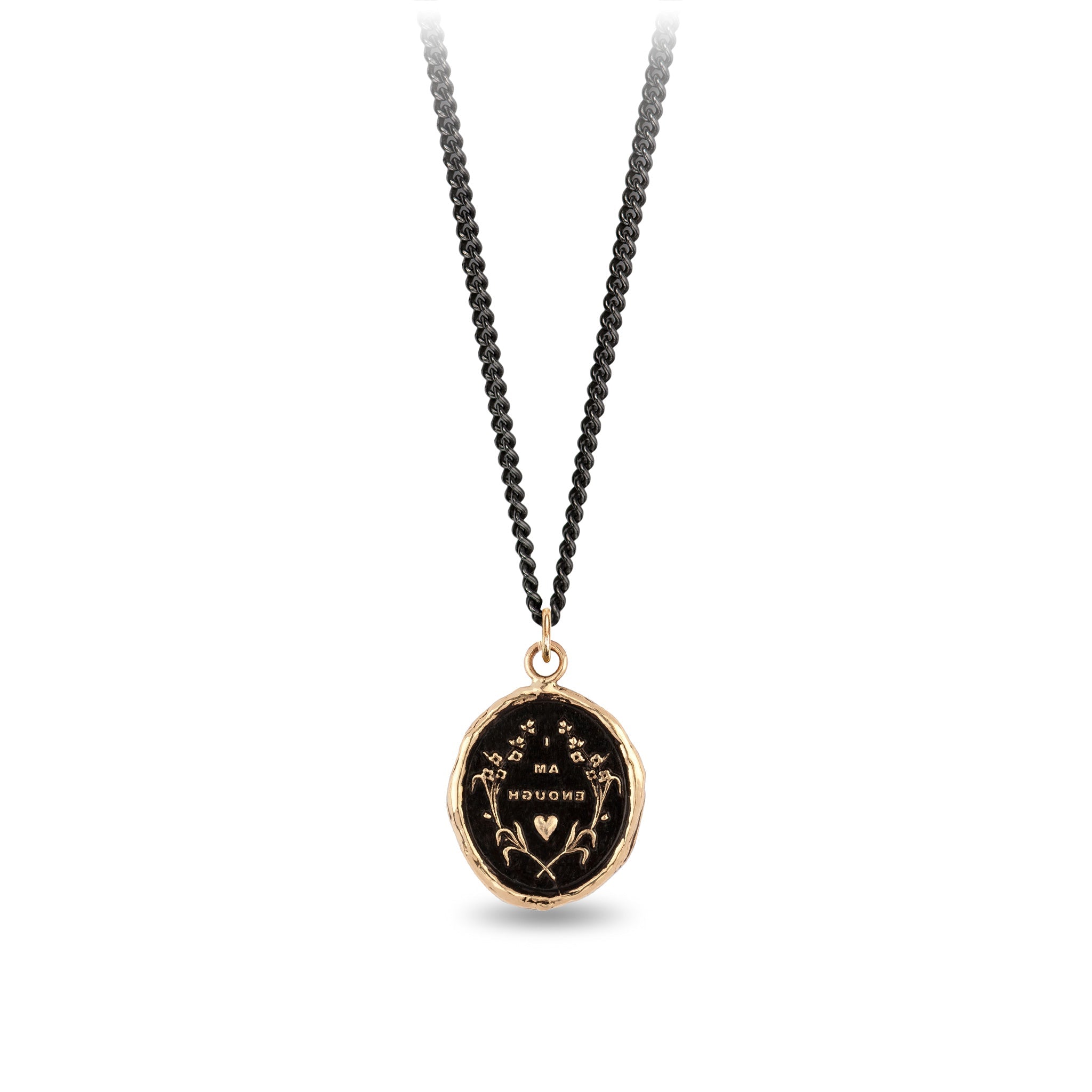 I Am Enough 14K Gold Talisman