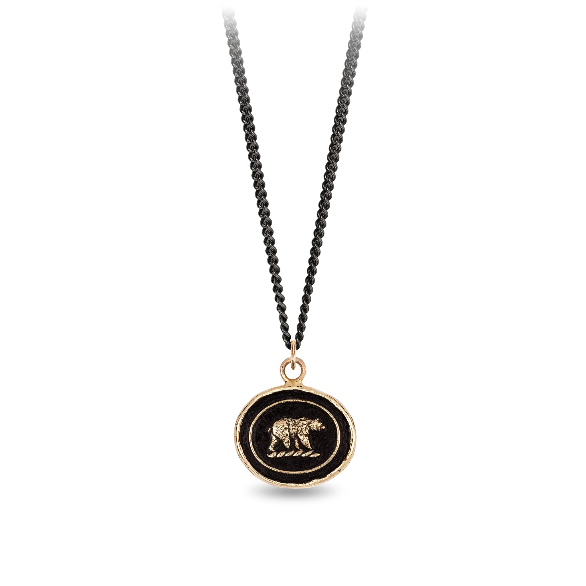 Mother Bear 14K Gold Talisman