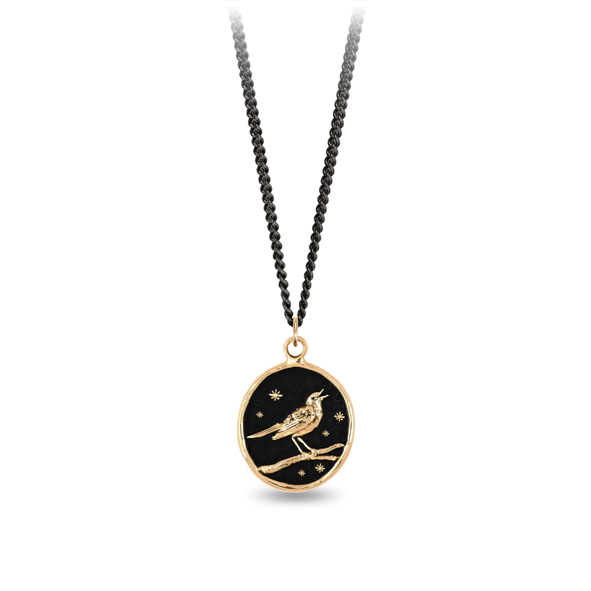 Nightingale 14K Gold Talisman