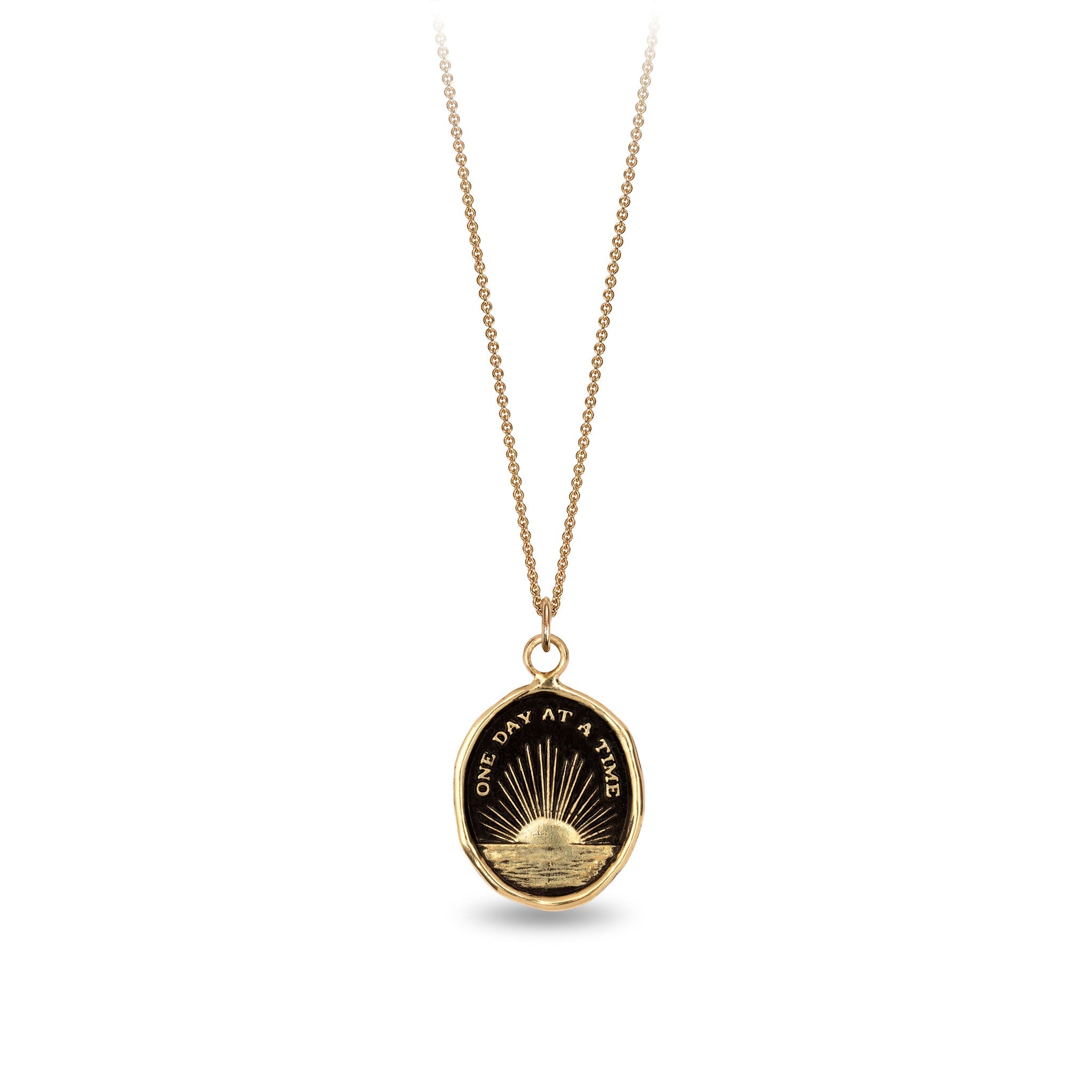 One Day at a Time 14K Gold Talisman