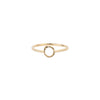 Ouroboros 14K Gold Symbol Charm Ring