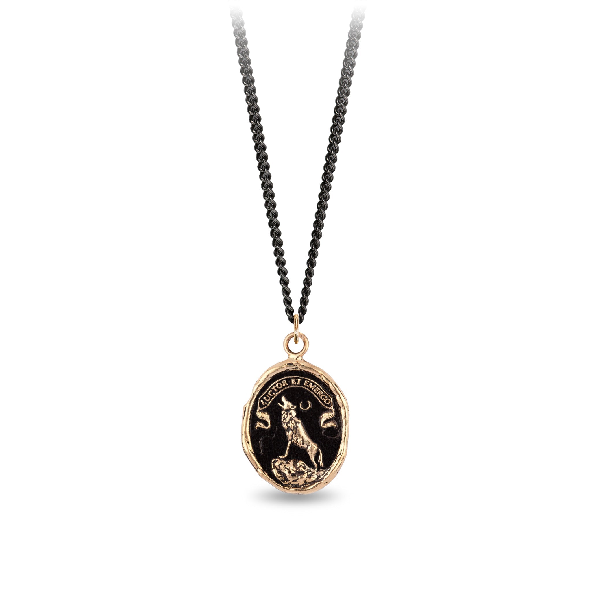 Struggle and Emerge 14K Gold Talisman