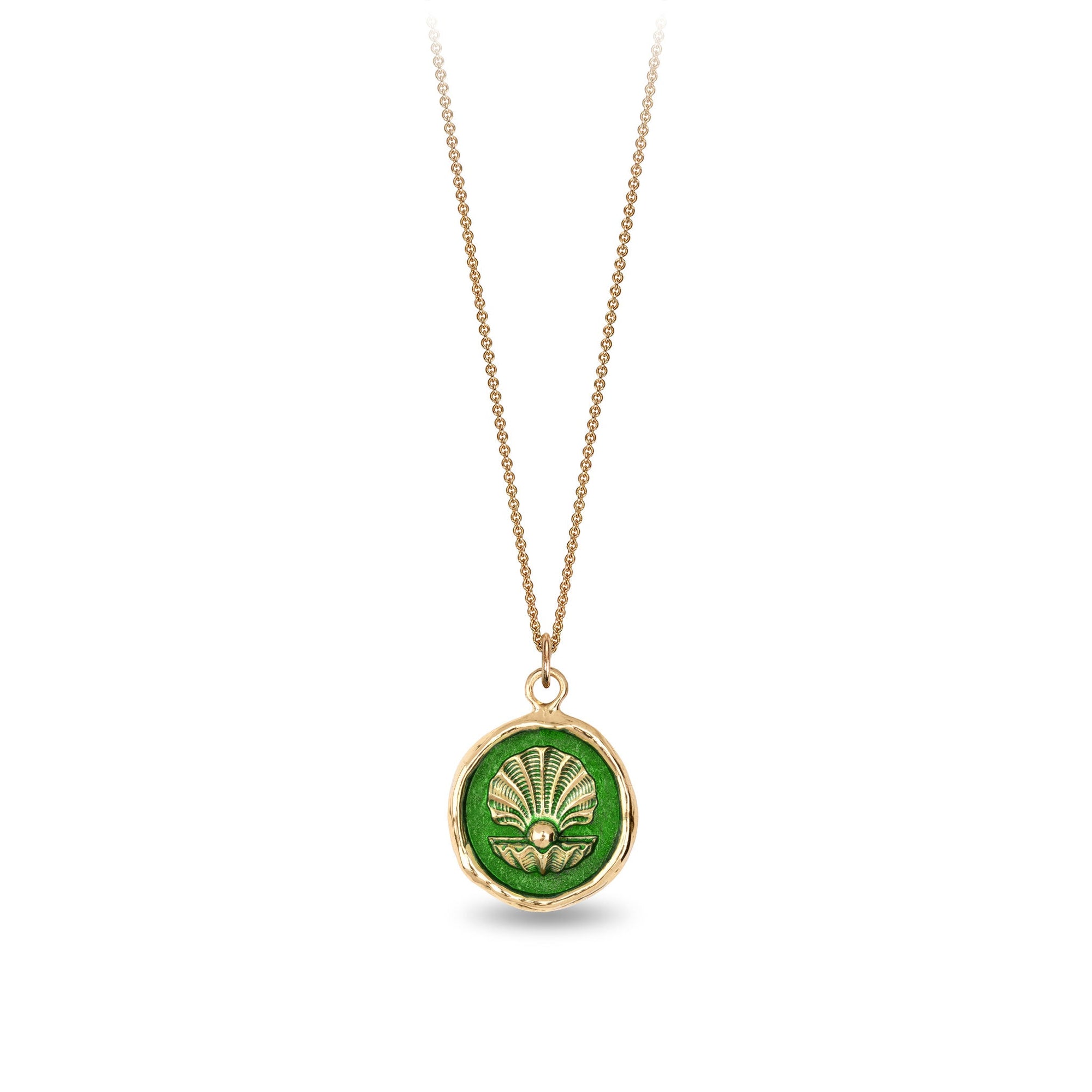 The World is Your Oyster 14K Gold Talisman - True Colors