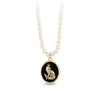 Trust in Yourself 14K Gold Talisman On Knotted Freshwater Pearl Necklace