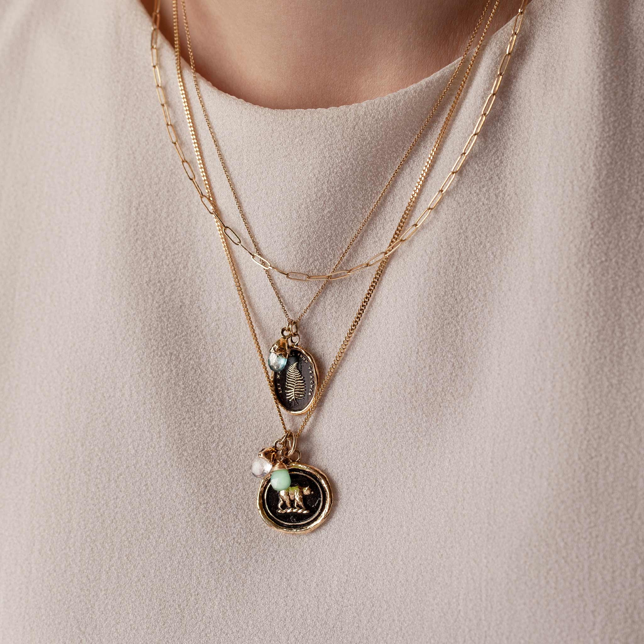 14K Gold Long Link Paperclip Chain