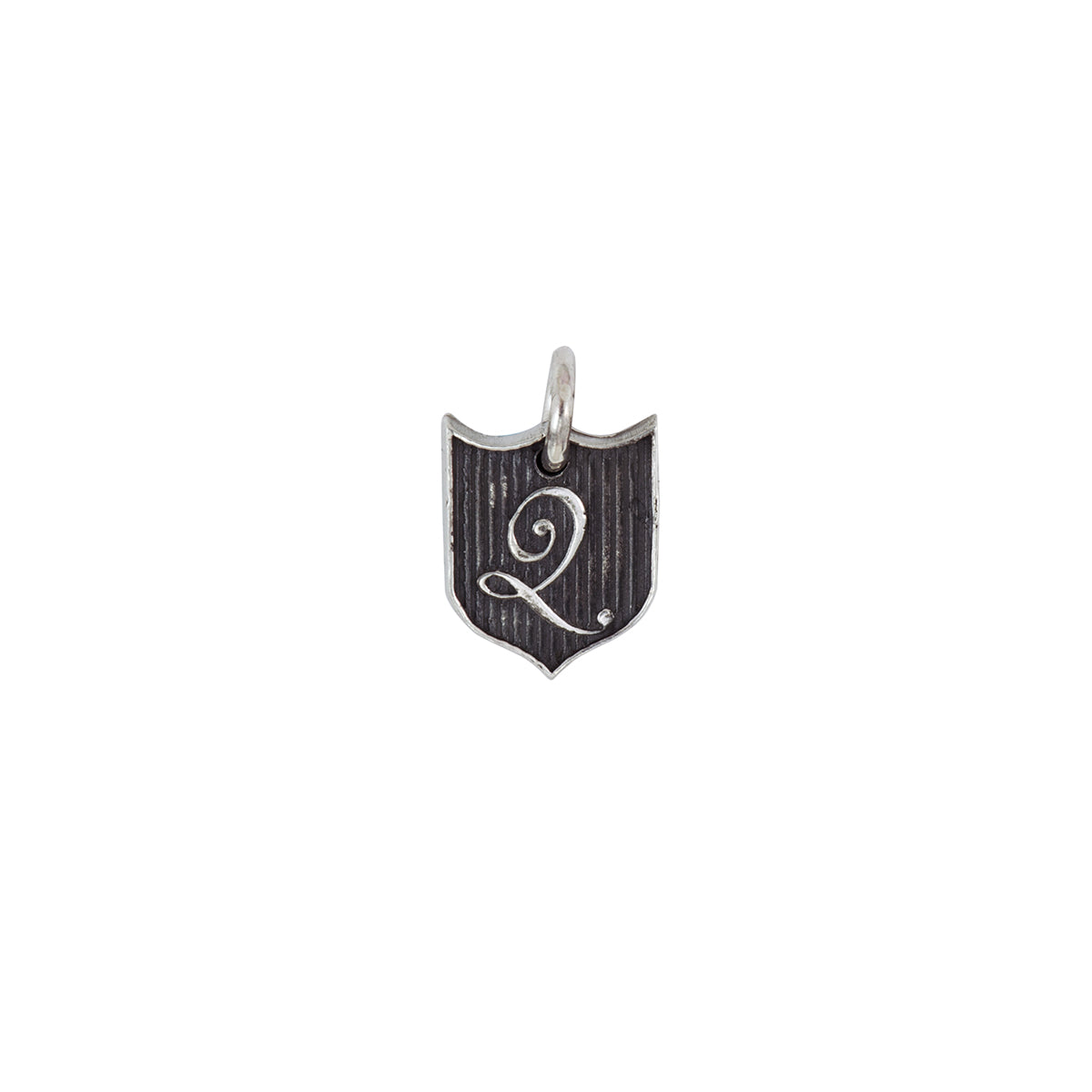 Medium Initial Q Shield Charm - Pyrrha - 1