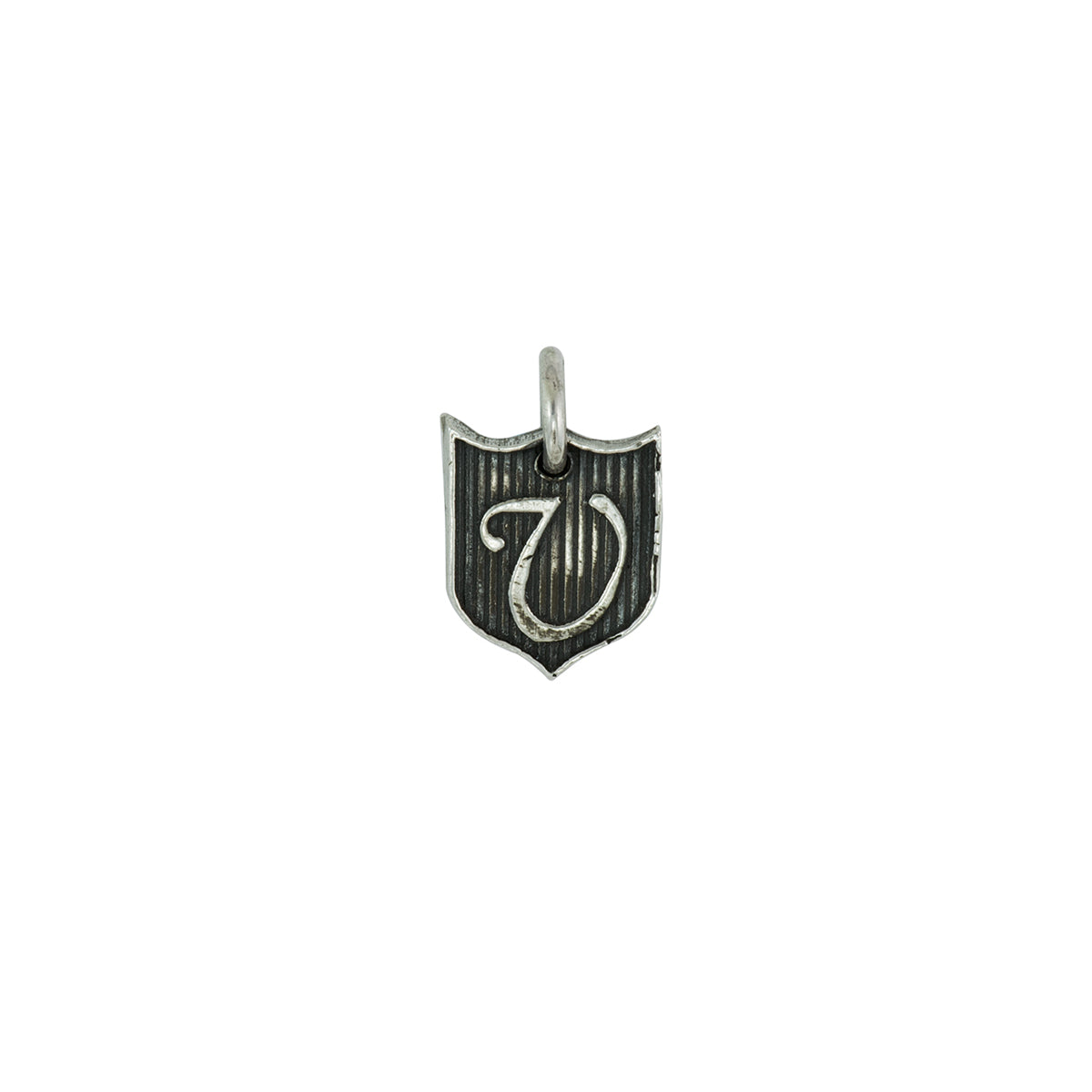 Medium Initial U Shield Charm - Pyrrha - 1