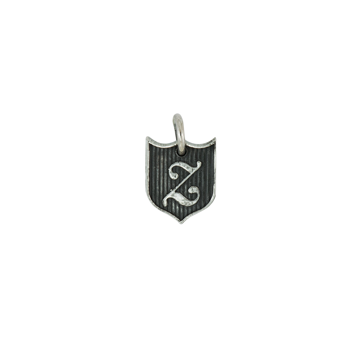 Medium Initial Z Shield Charm - Pyrrha - 1