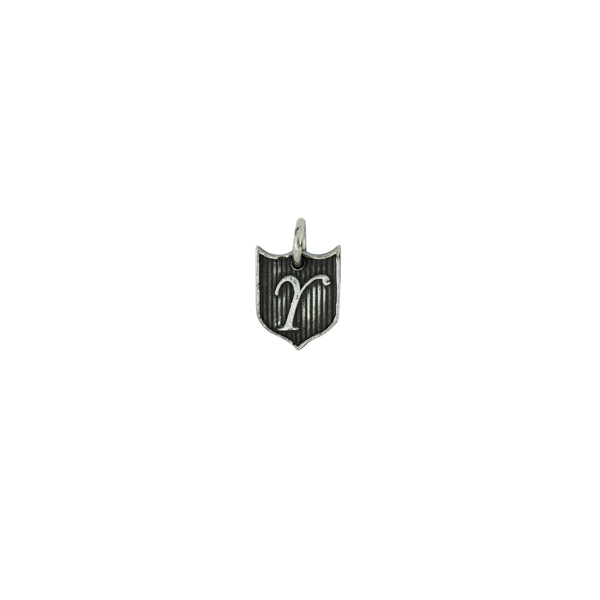 Small Initial Y Shield Charm - Pyrrha - 1