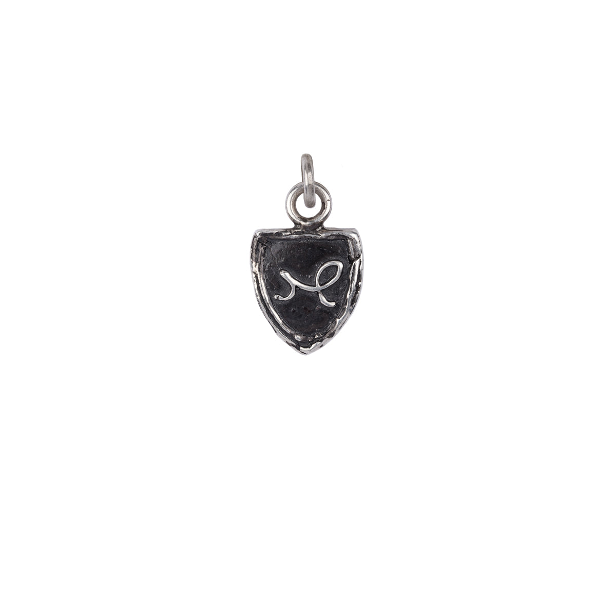 A sterling silver Capricorn zodiac charm.