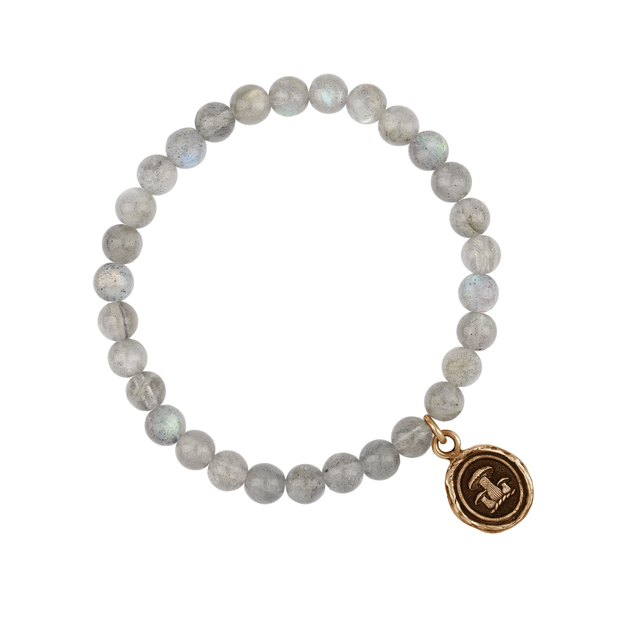 Pyrrha Earthy Appreciation Talisman Stretch Stone Bracelet