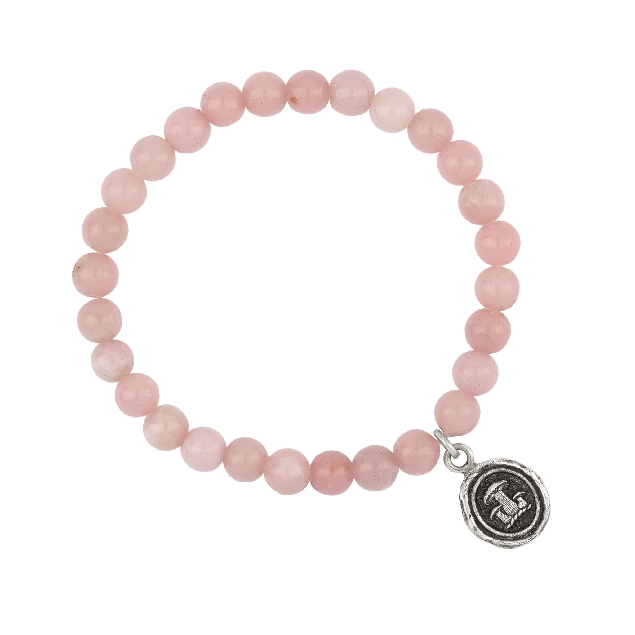 Pyrrha Earthy Appreciation Talisman Stretch Stone Bracelet