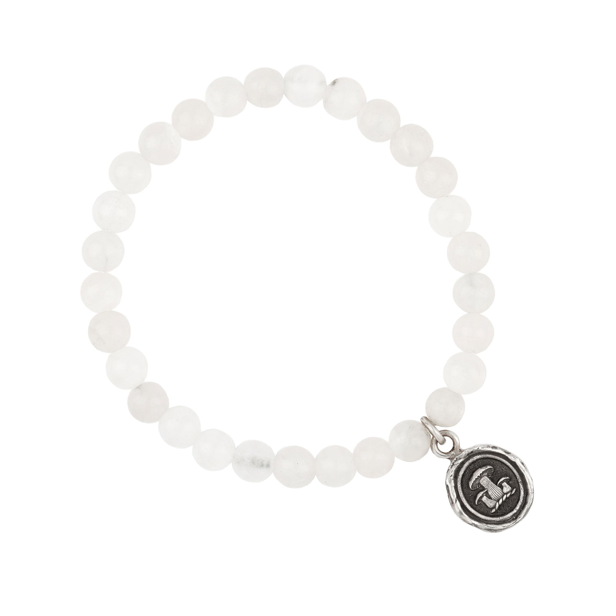 Pyrrha Earthy Appreciation Talisman Stretch Stone Bracelet