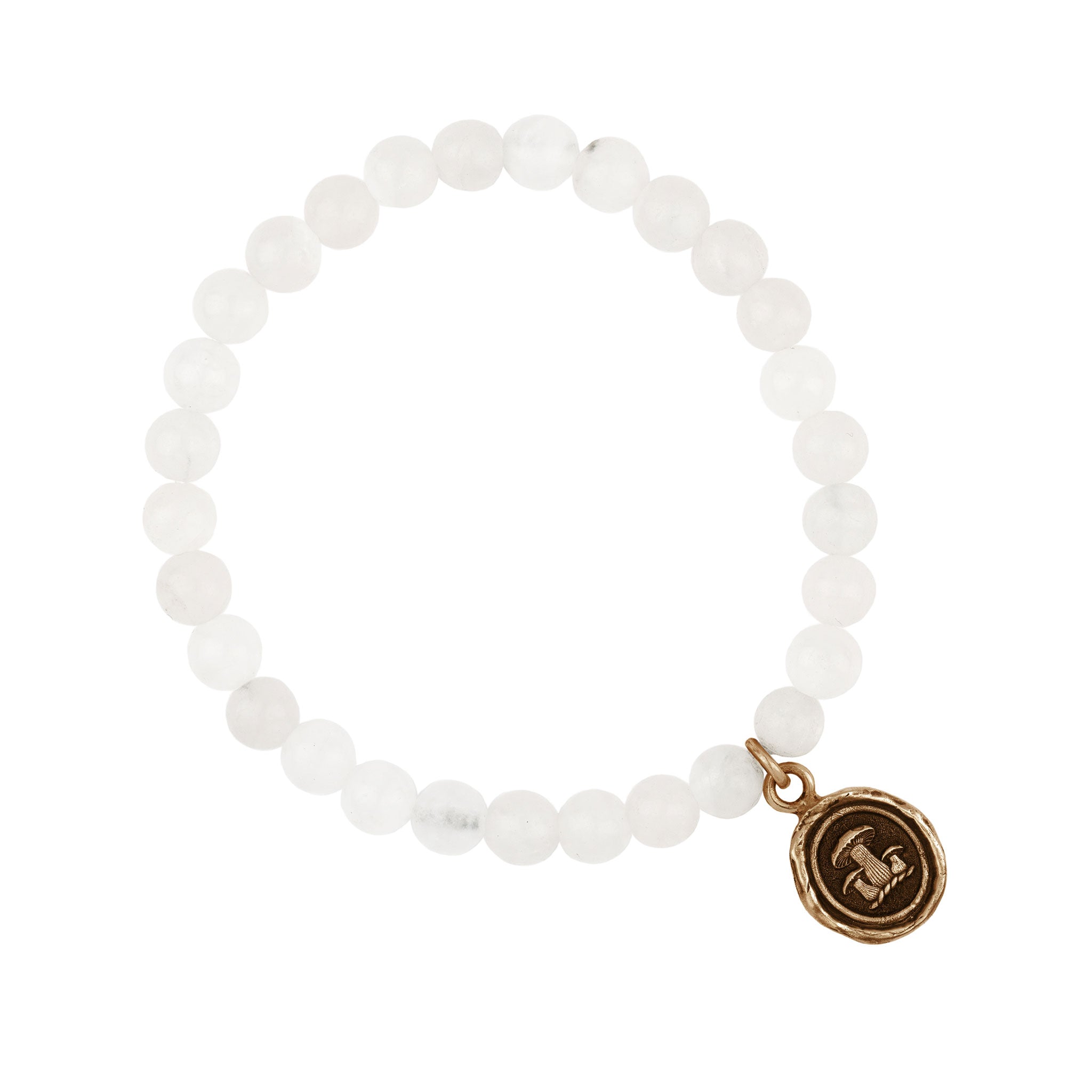 Pyrrha Earthy Appreciation Talisman Stretch Stone Bracelet