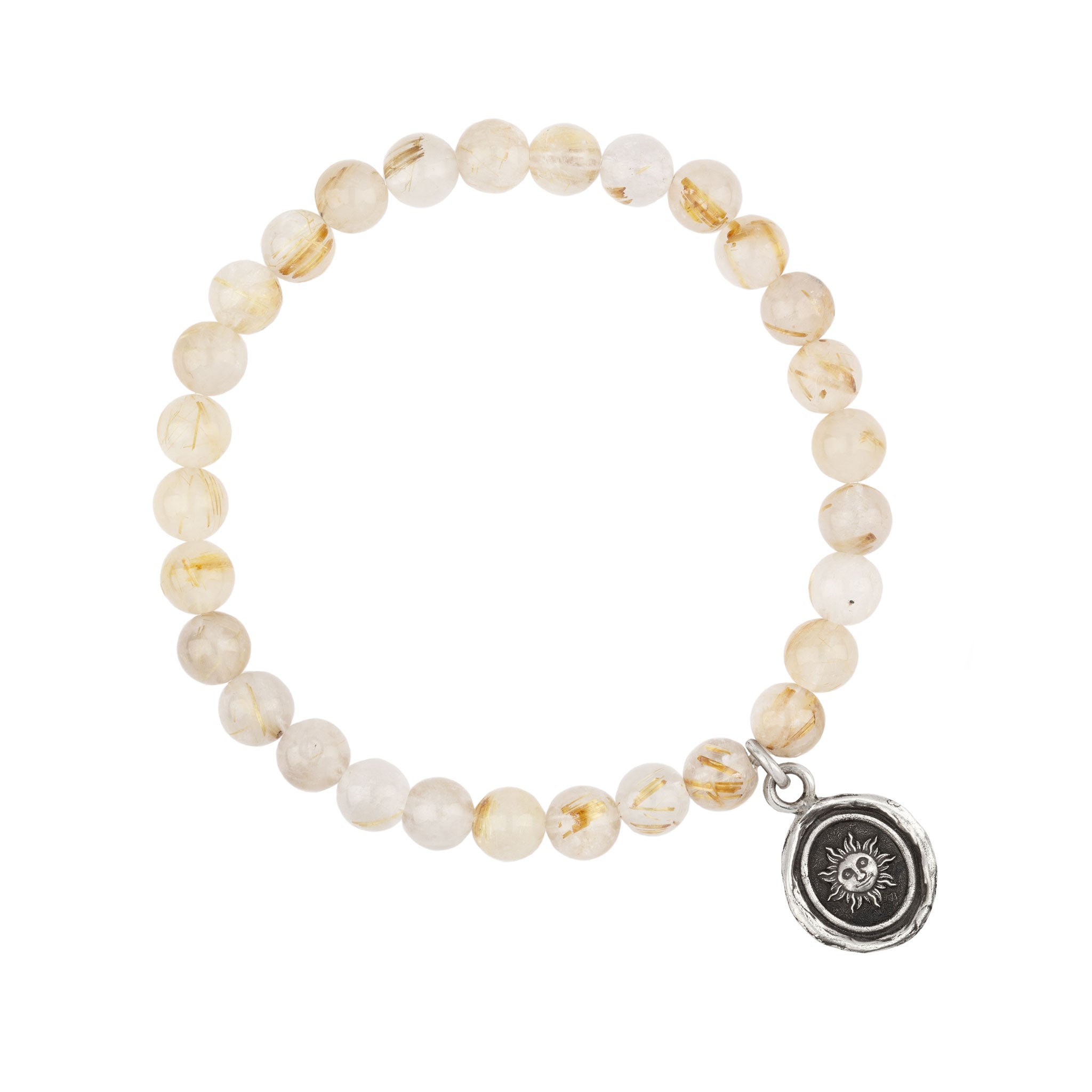 Pyrrha Joyful Appreciation Talisman Stretch Stone Bracelet