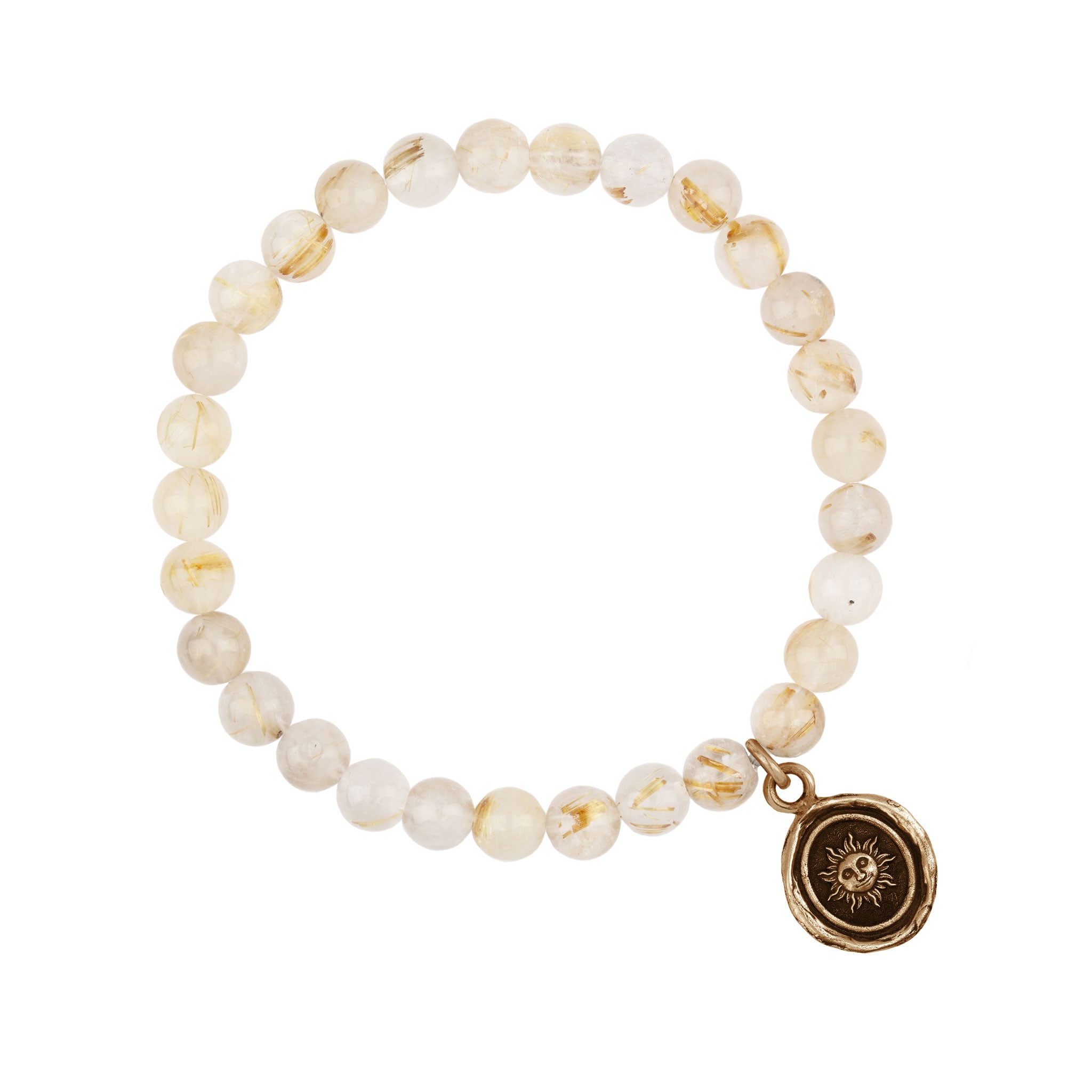 Pyrrha Joyful Appreciation Talisman Stretch Stone Bracelet