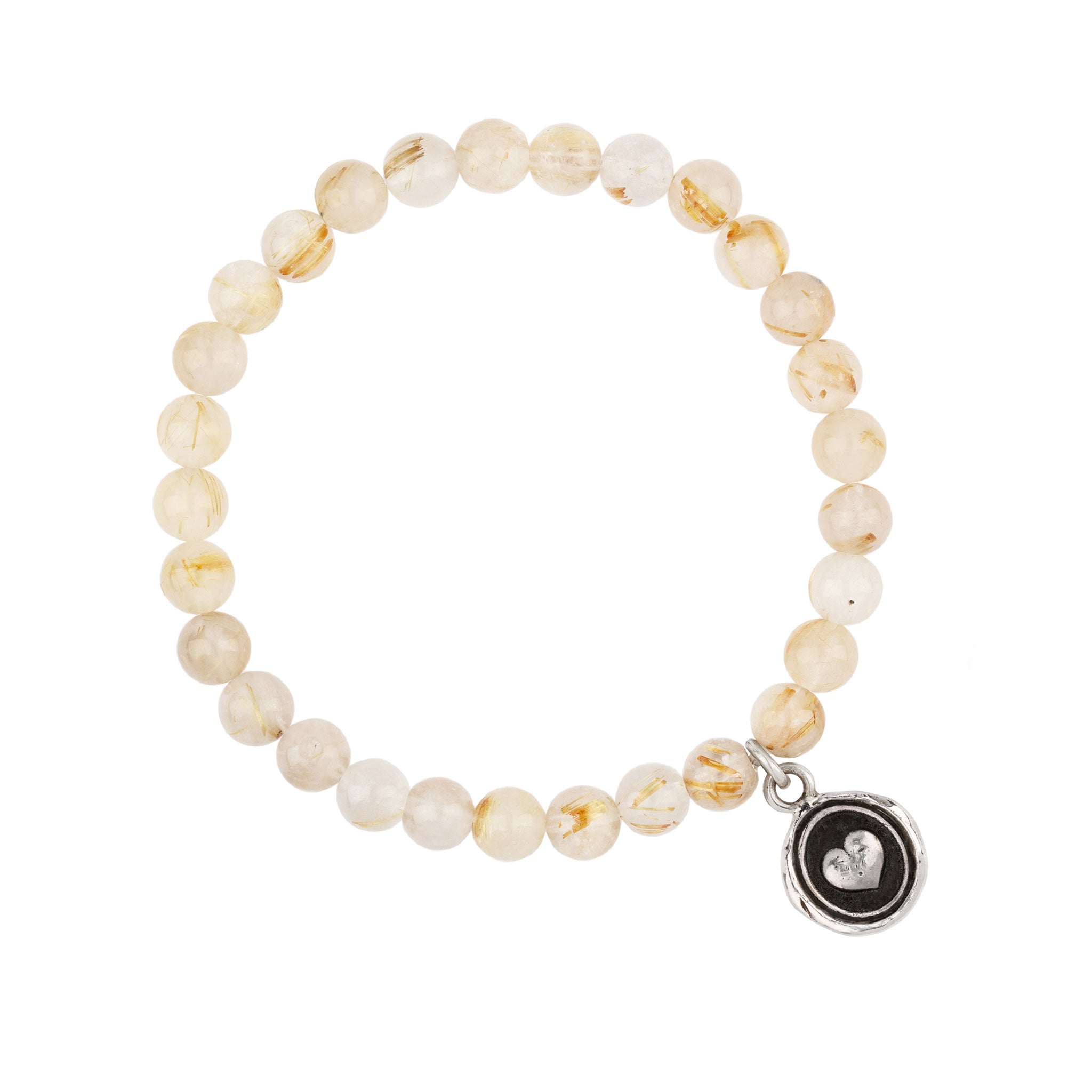 Pyrrha Loving Appreciation Talisman Stretch Stone Bracelet