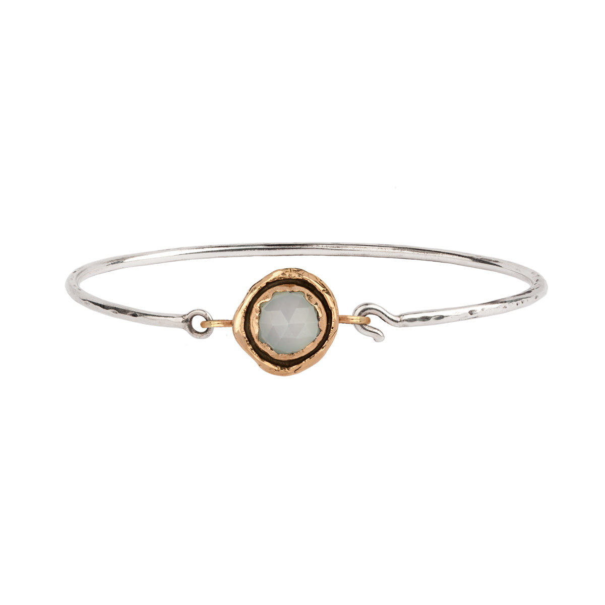 moonstone faceted stone talisman clasp bracelet - pyrrha - 3