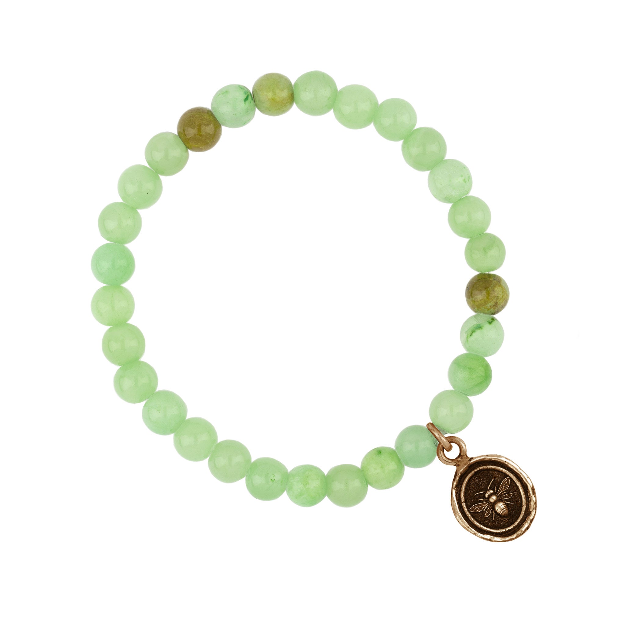 Pyrrha Motivated Appreciation Talisman Stretch Stone Bracelet