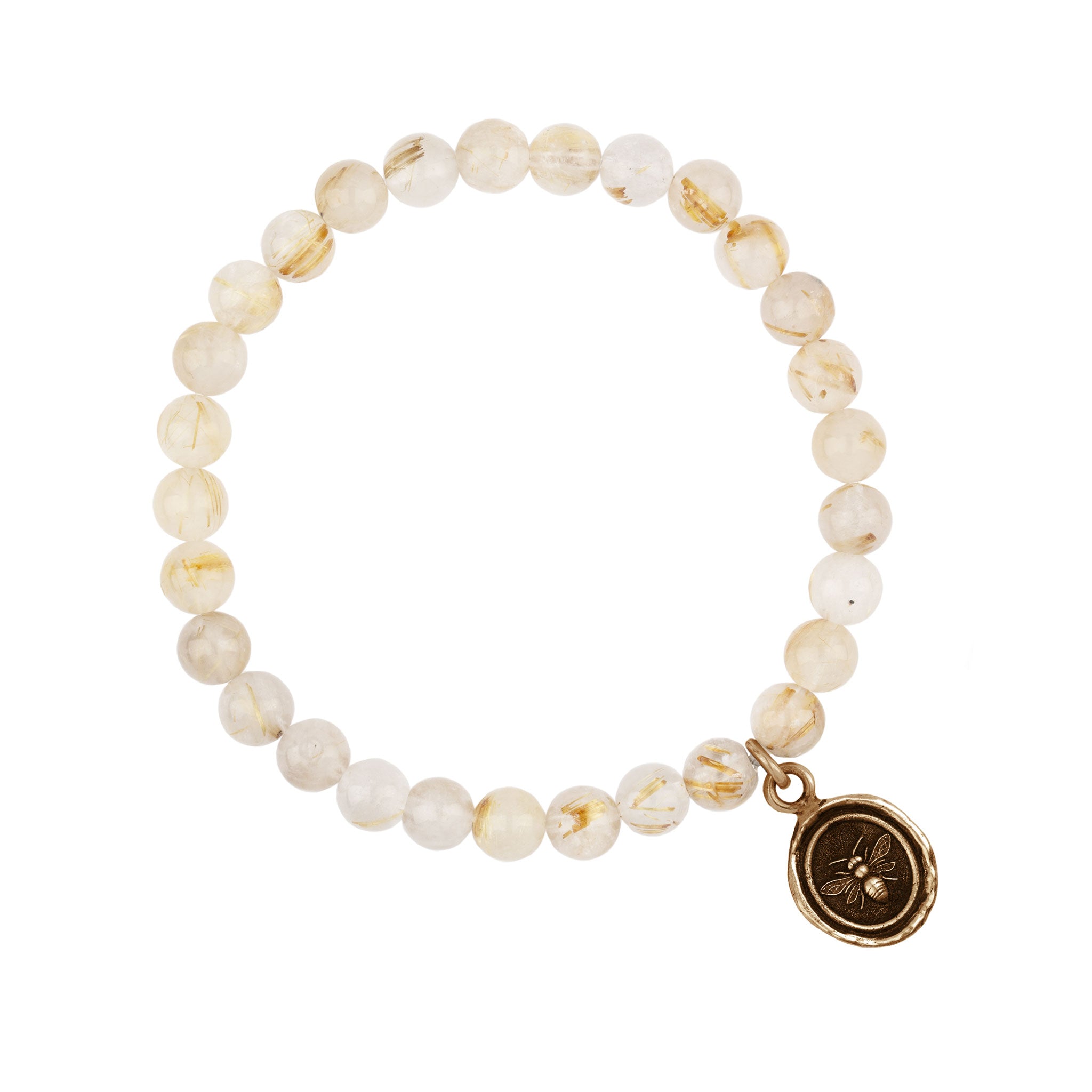 Pyrrha Motivated Appreciation Talisman Stretch Stone Bracelet